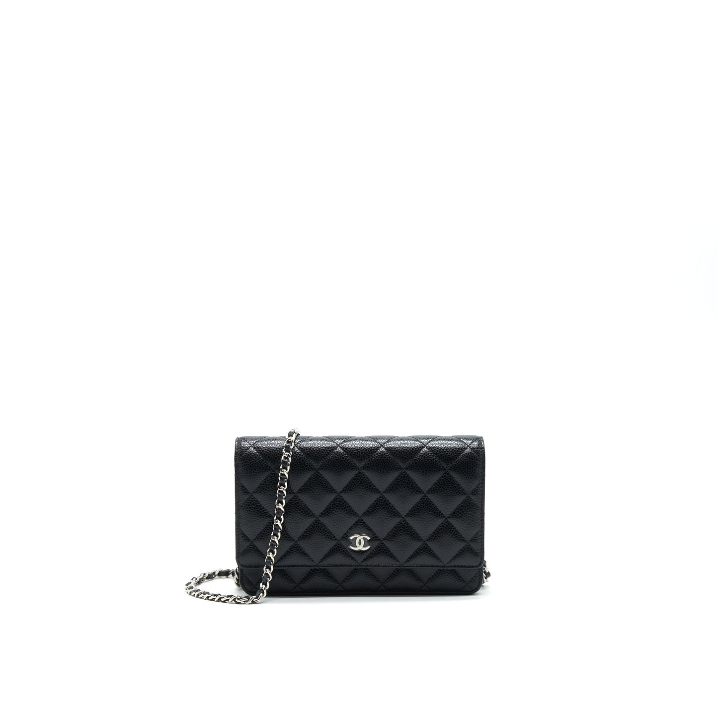 Chanel Caviar Classic on Caviar SHW Black Wallet Case