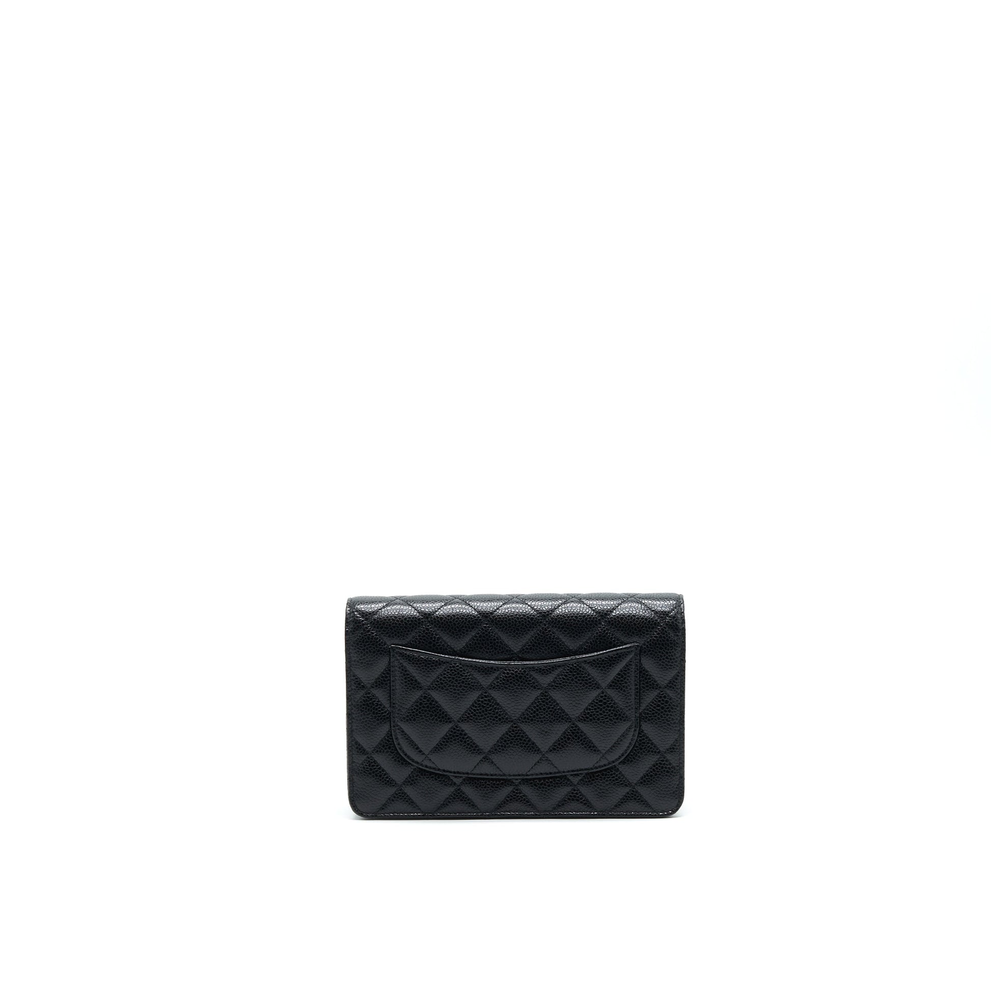 Chanel Caviar Classic on Caviar SHW Black Wallet Case