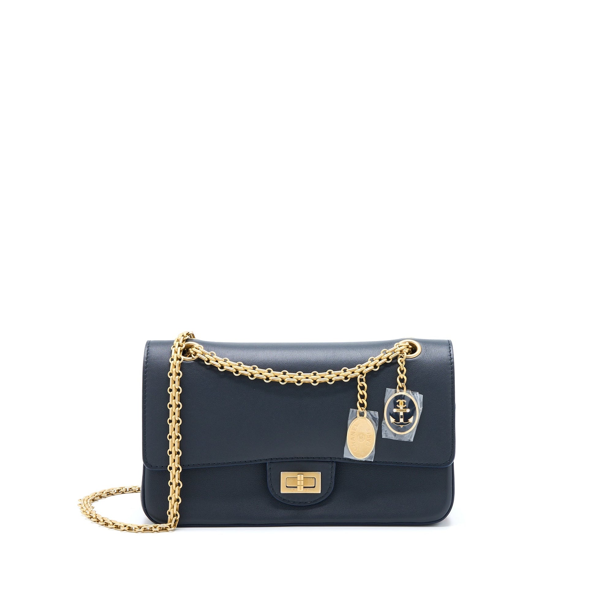 Chanel Reissue 2.55 226 Limited Edition Brushed Black Handbag