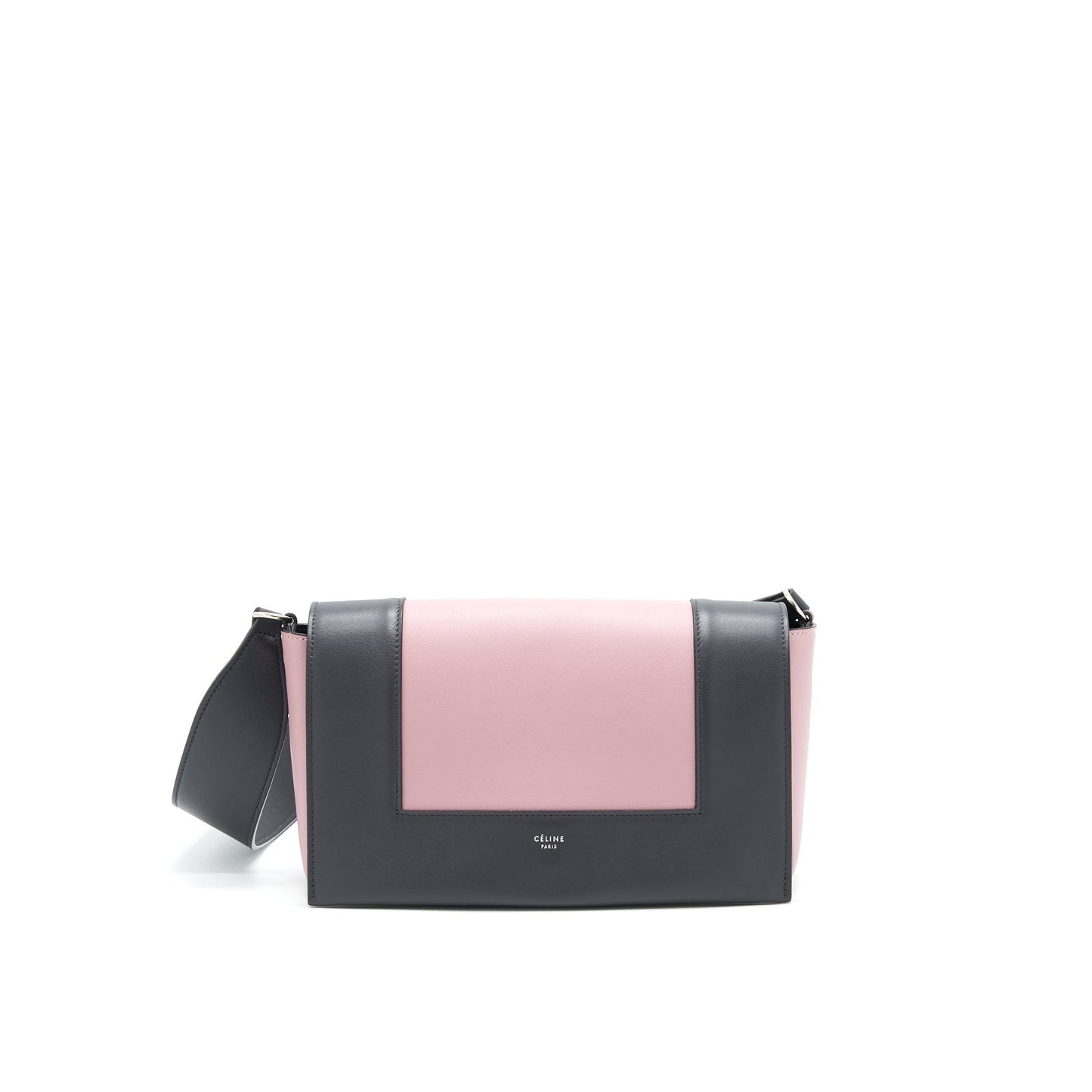 Celine Frame Purse Light Purple Dark Grey Handbag Mini Travel Bag