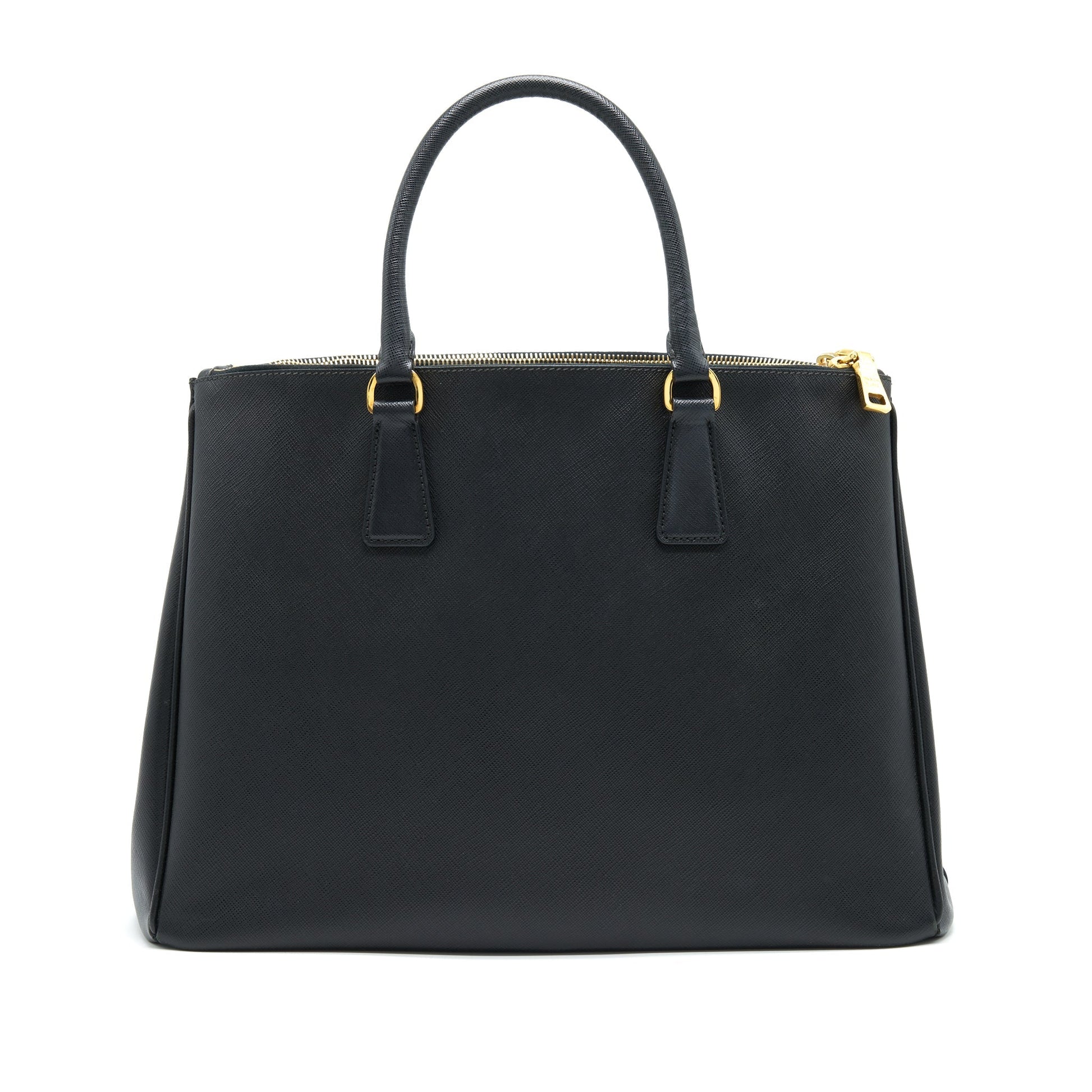 Prada Saffiano Tote Purse Handbag Black Large Tote Bag