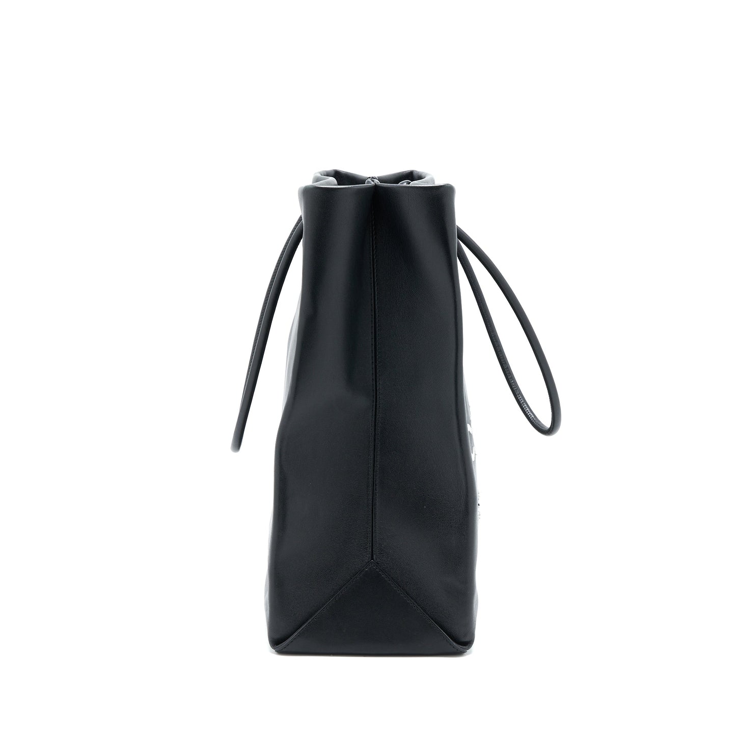 Chanel Cambon Calfskin SHW Black Tote Bag