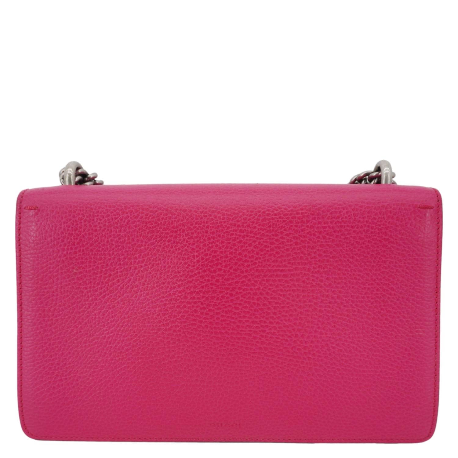 Gucci Dionysus Calfskin Crossbody Bag Leather Pink