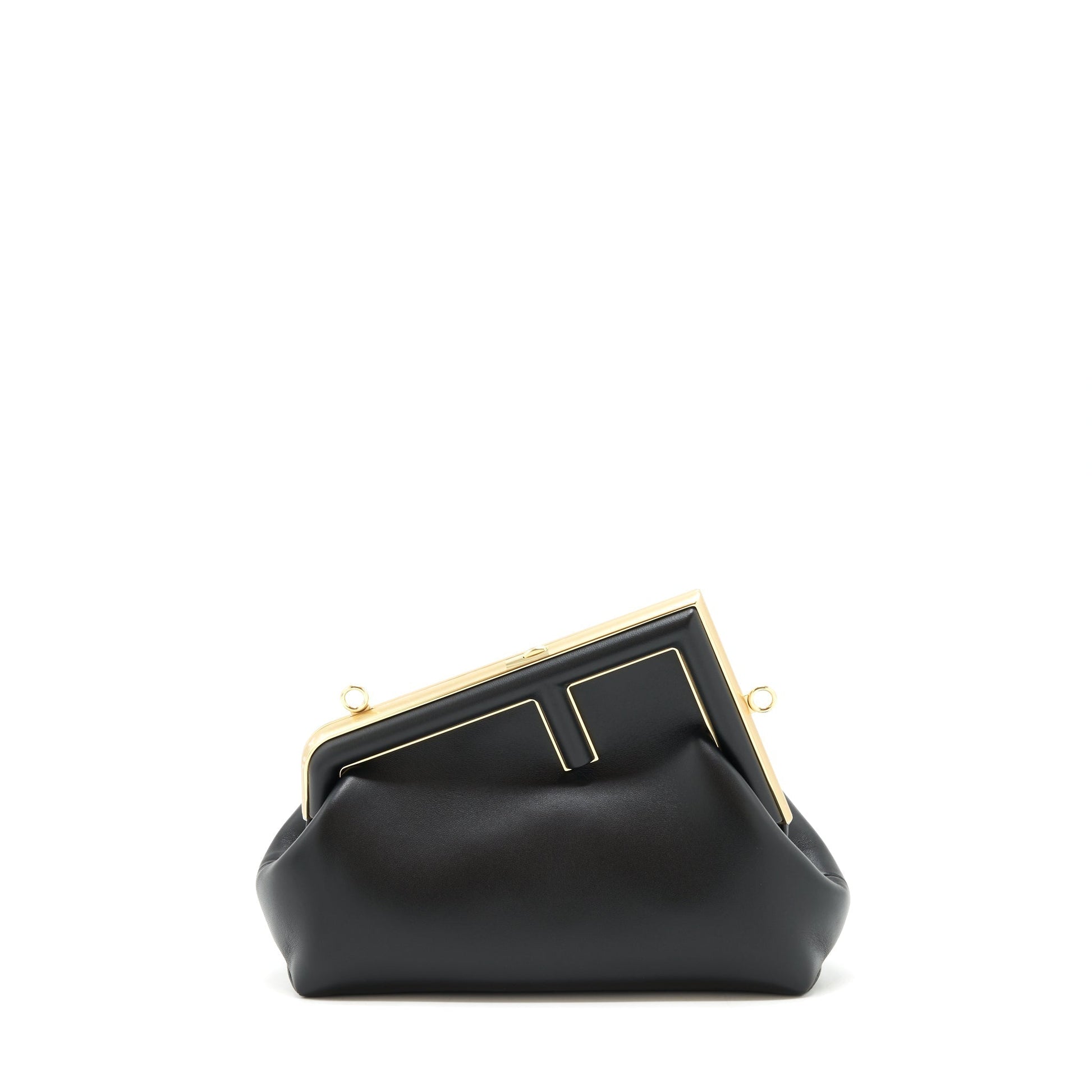 Fendi First Purse Nappa Black Small Travel Bag