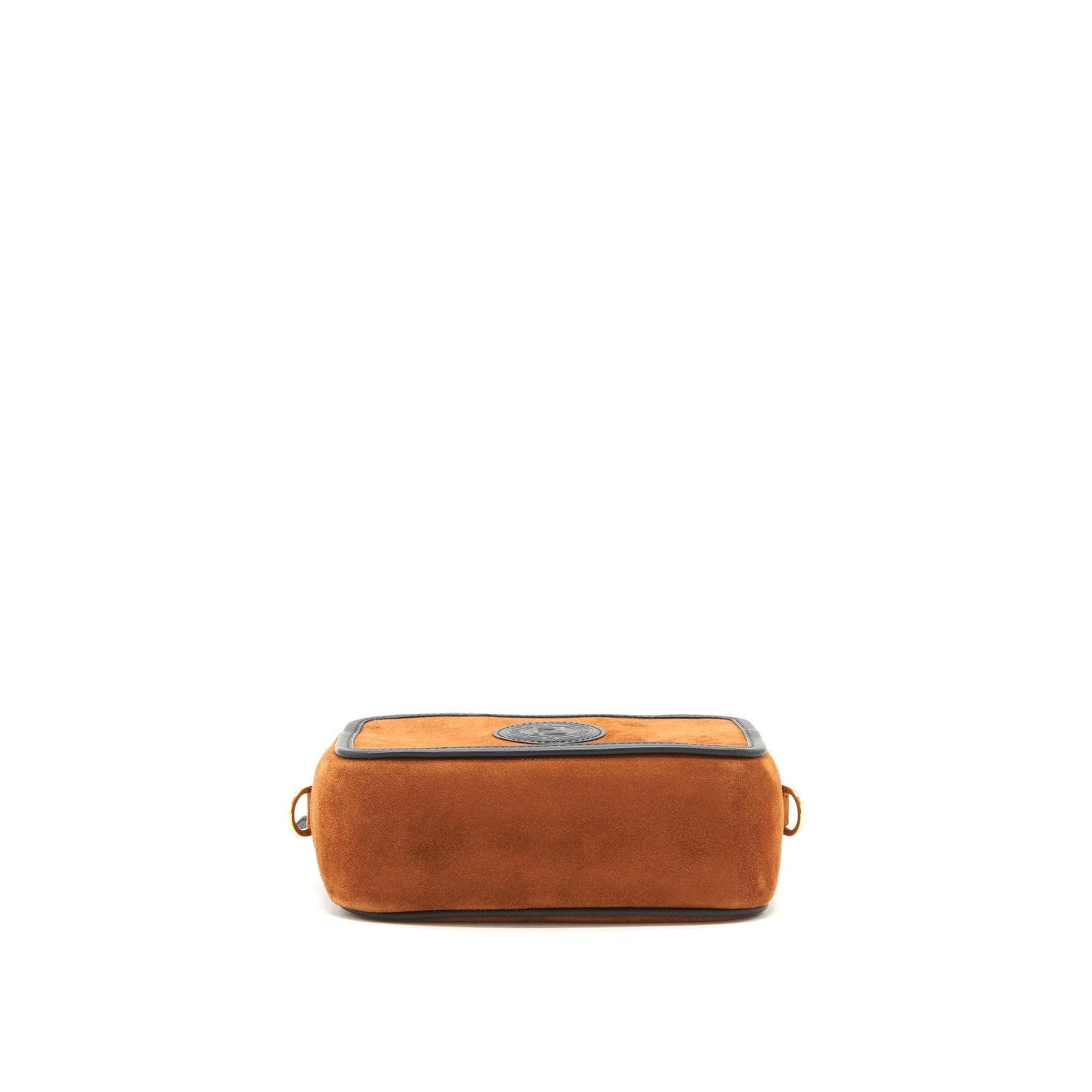 Fendi Camera Crossbody Purse Leather Suede Black Crossbody Bag