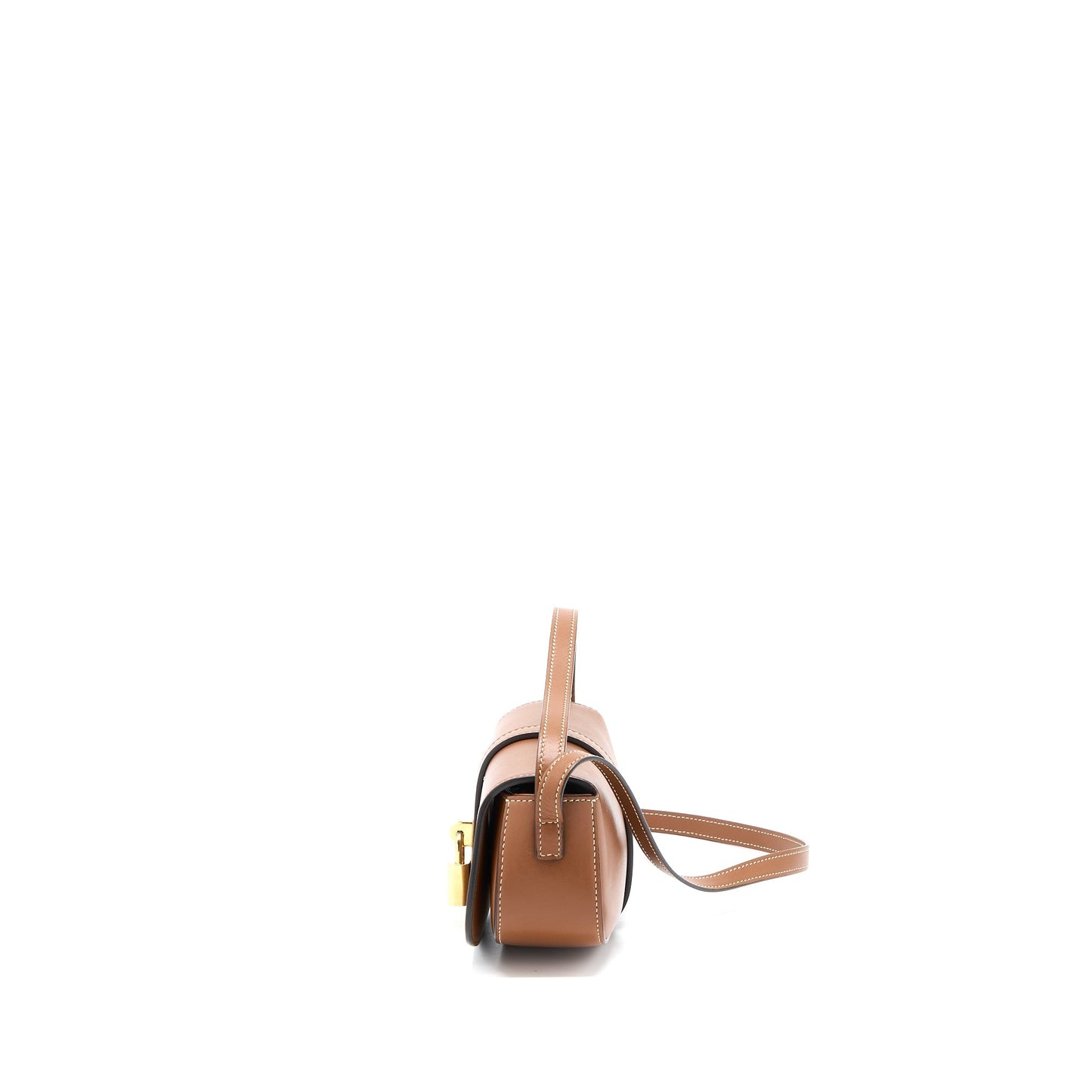 Celine Clutch On Strap Calfskin Handbag Tan Clutch Bag