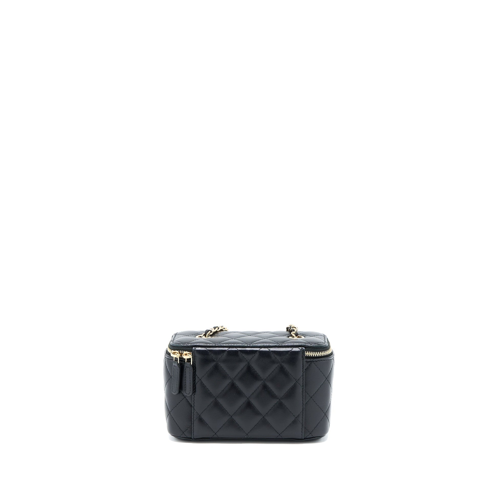 Chanel Long Vanity Lambskin LGHW Black Handbag Lghw 1