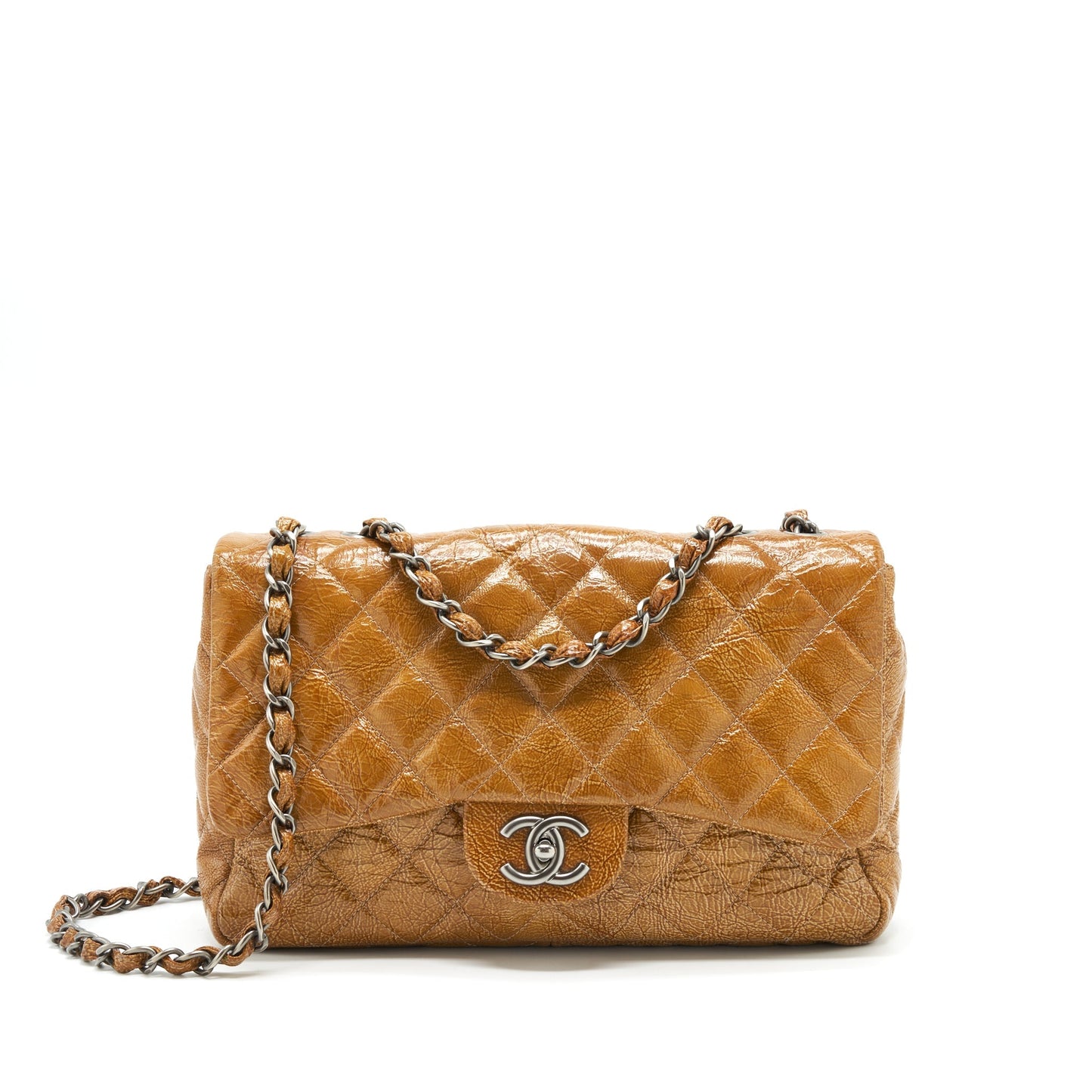 Chanel Seasonal Flap Caramel SHW Shoulder Bag