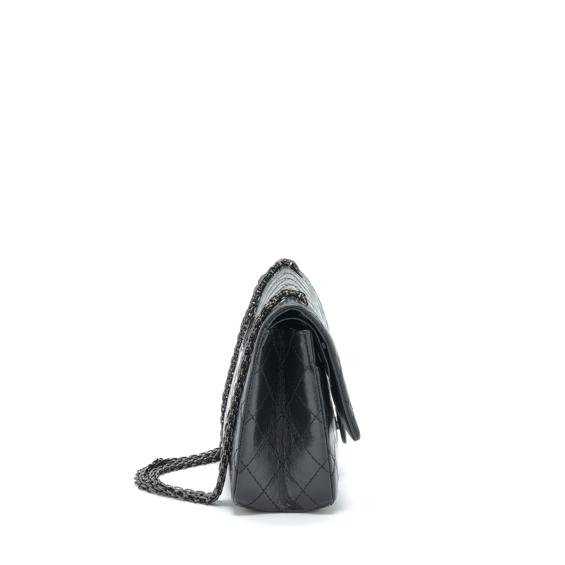 Chanel 2.55 226 Reissue Aged Calfskin So Black Handbag