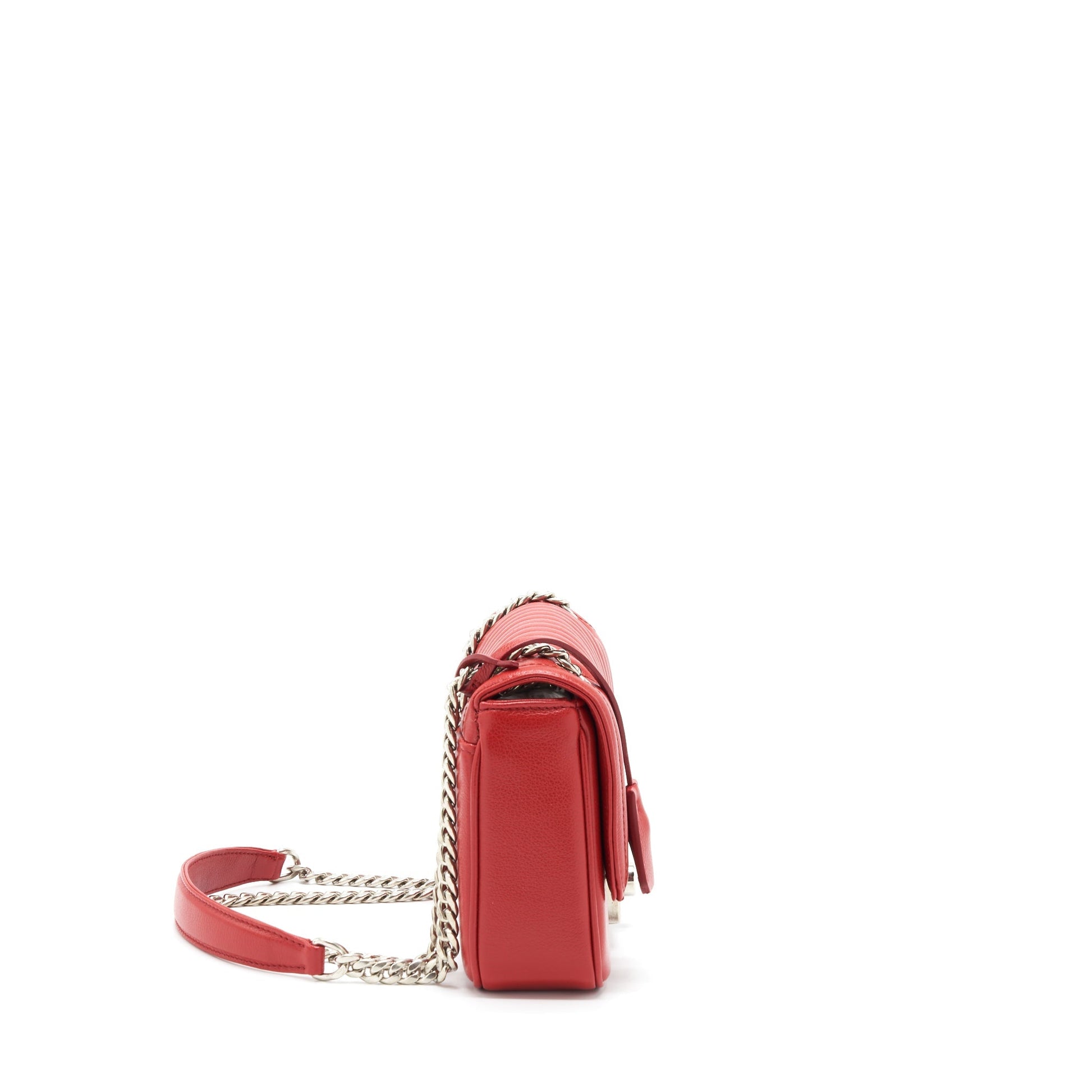 Prada Glacã© Crossbody Purse Calfskin Handbag Red Crossbody Bag