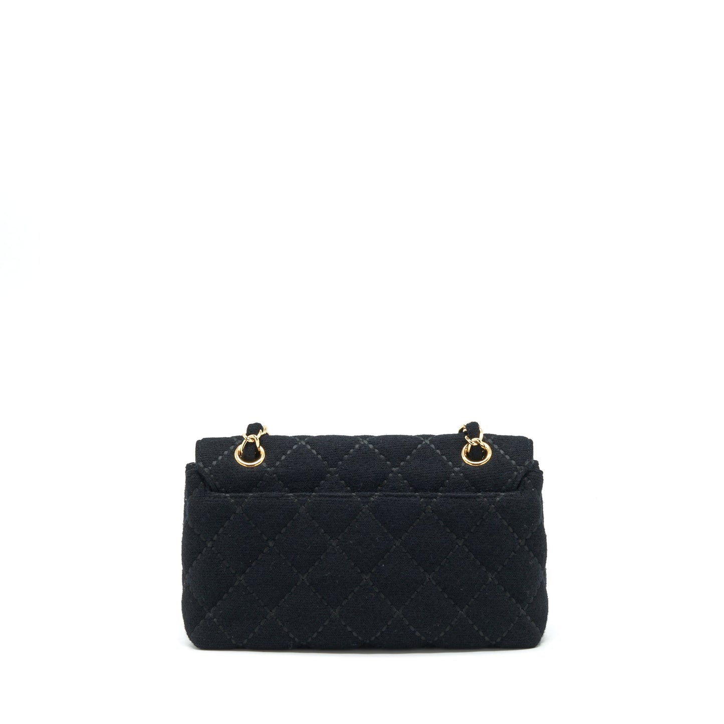 Chanel fabric GHW An Extra Charm Black Key Chain