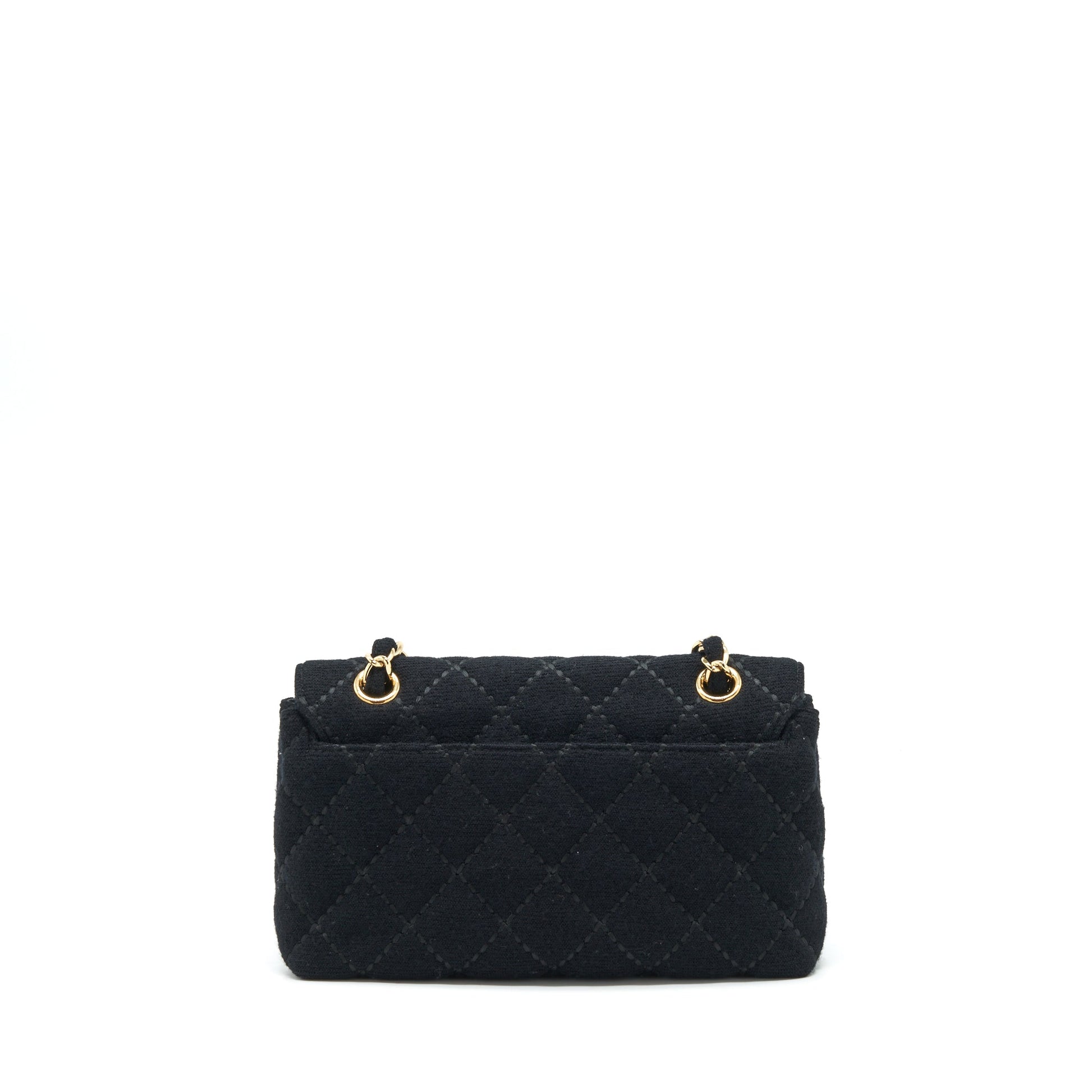 Chanel fabric GHW An Extra Charm Black Key Chain