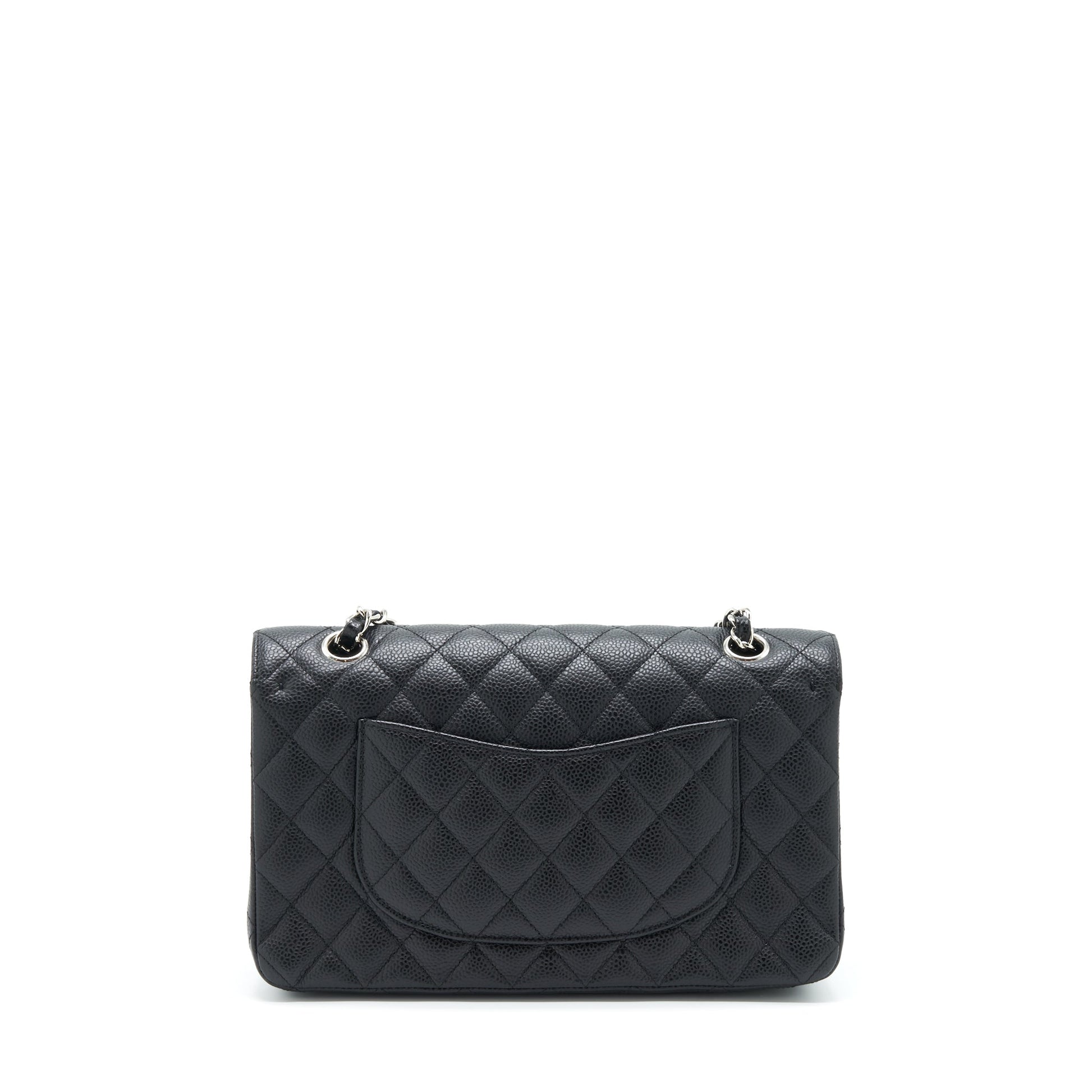 Chanel Classic Flap Caviar SHW Black Shoulder Bag