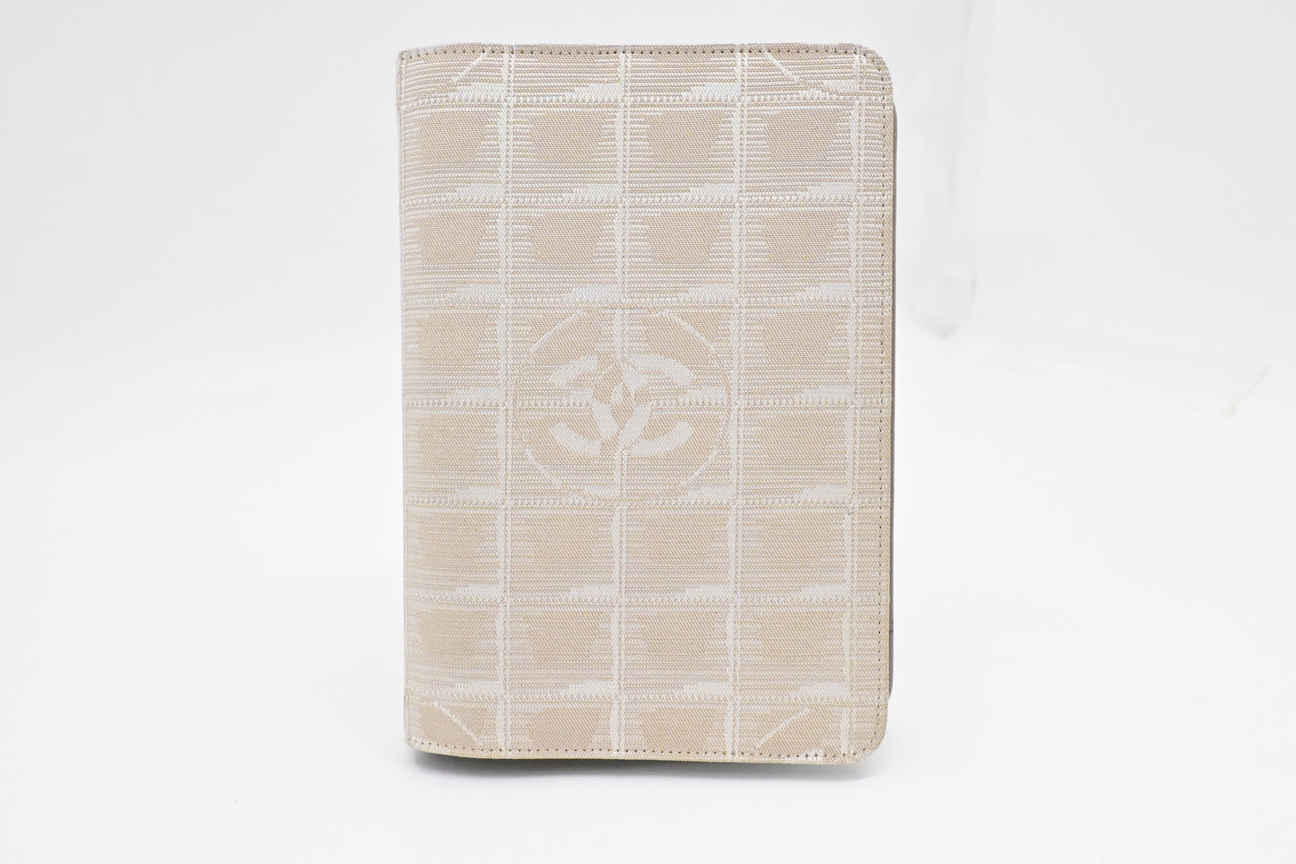 Chanel Agenda New Line Beige Canvas Travel Bag