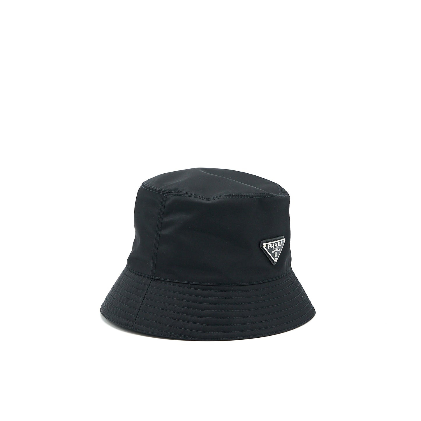 Prada Size S Hat Re Handbag Nylon Black Bucket Bag