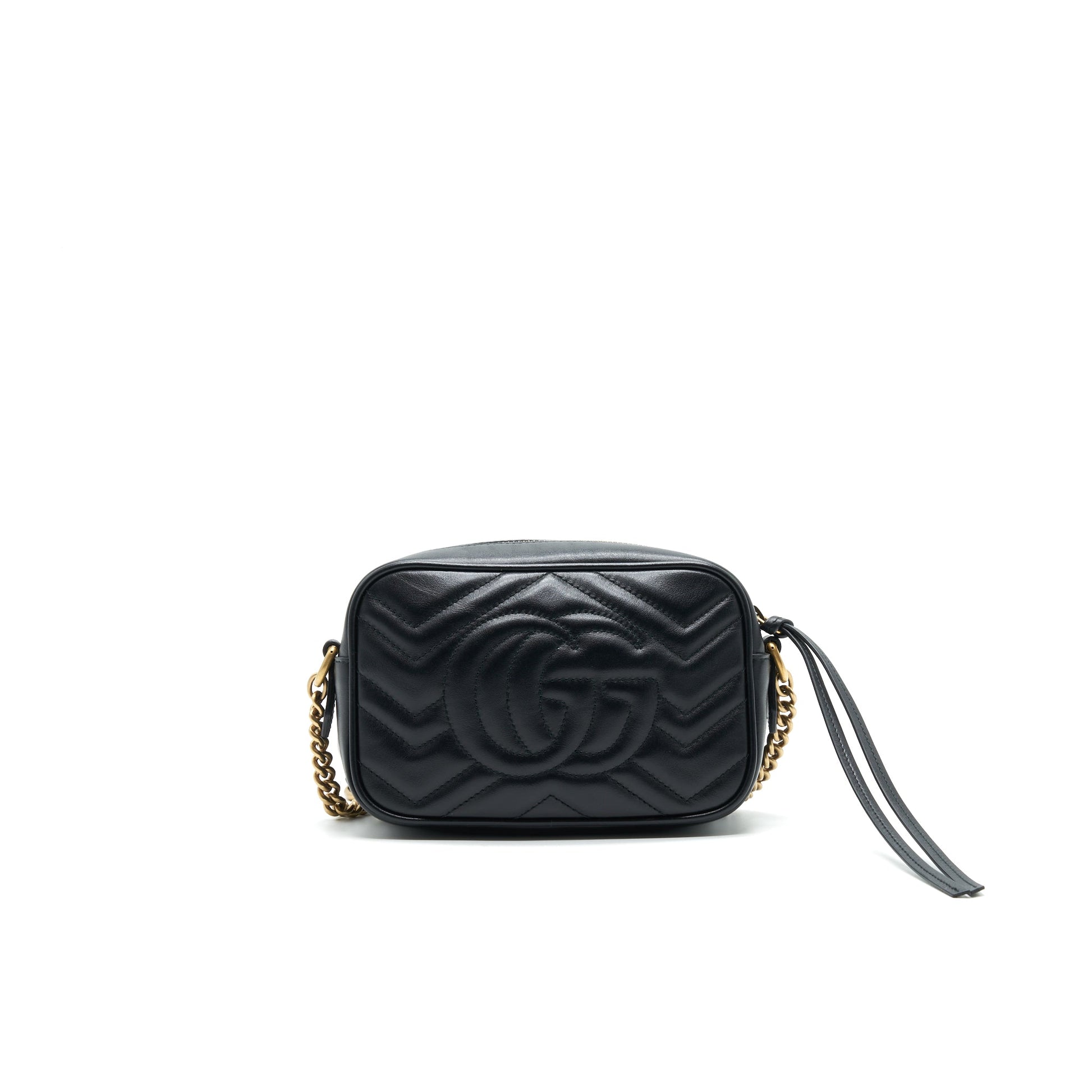 Gucci Marmont Camera Bag Black Travel Bag