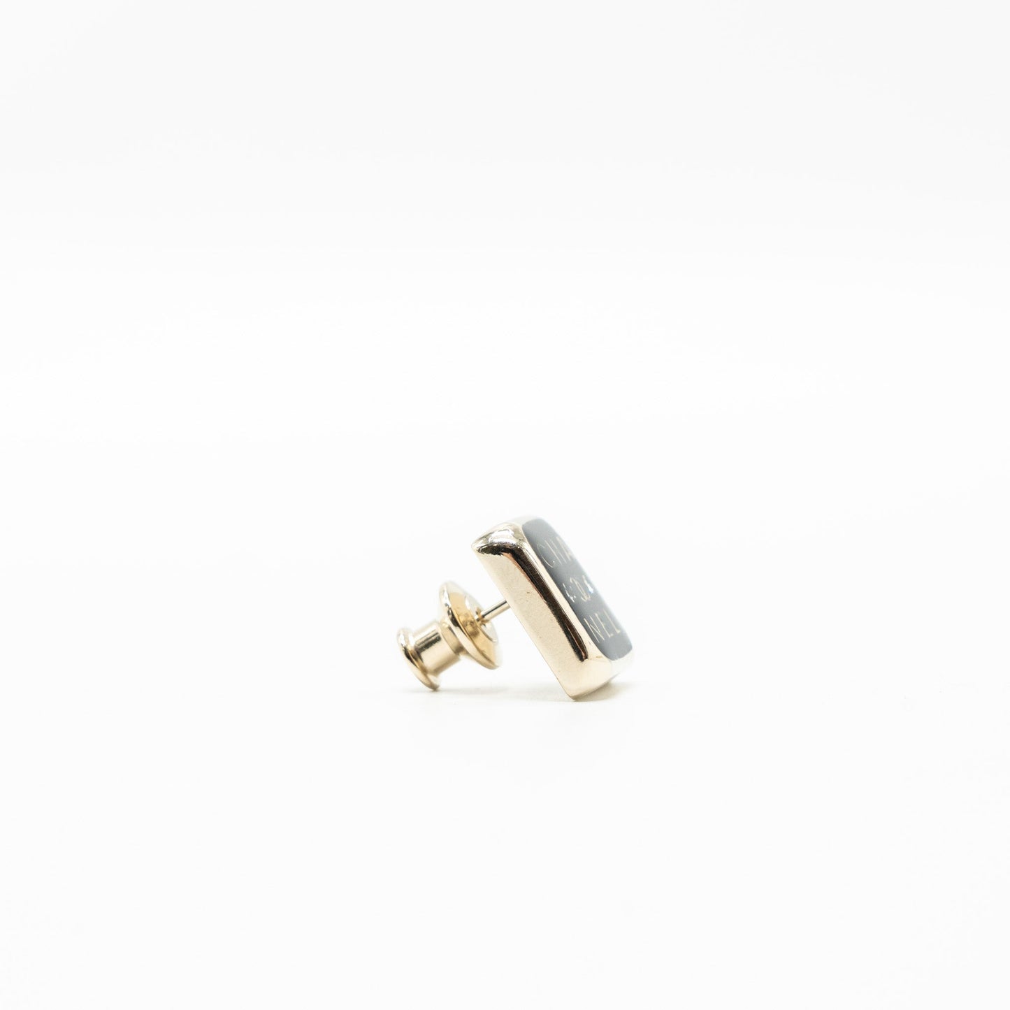 Chanel 3 Pins Square Brooch LGHW Handbag