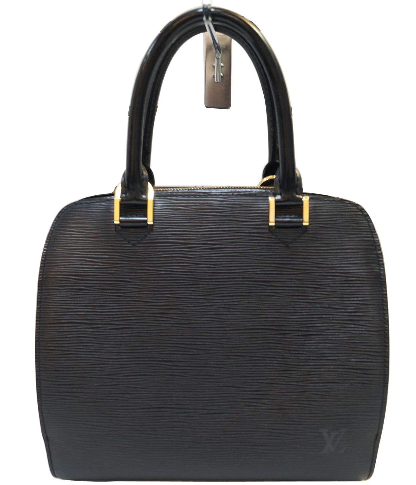Louis Epi Pont Neuf Pm Satchel Bag Leather Black Travel Bag