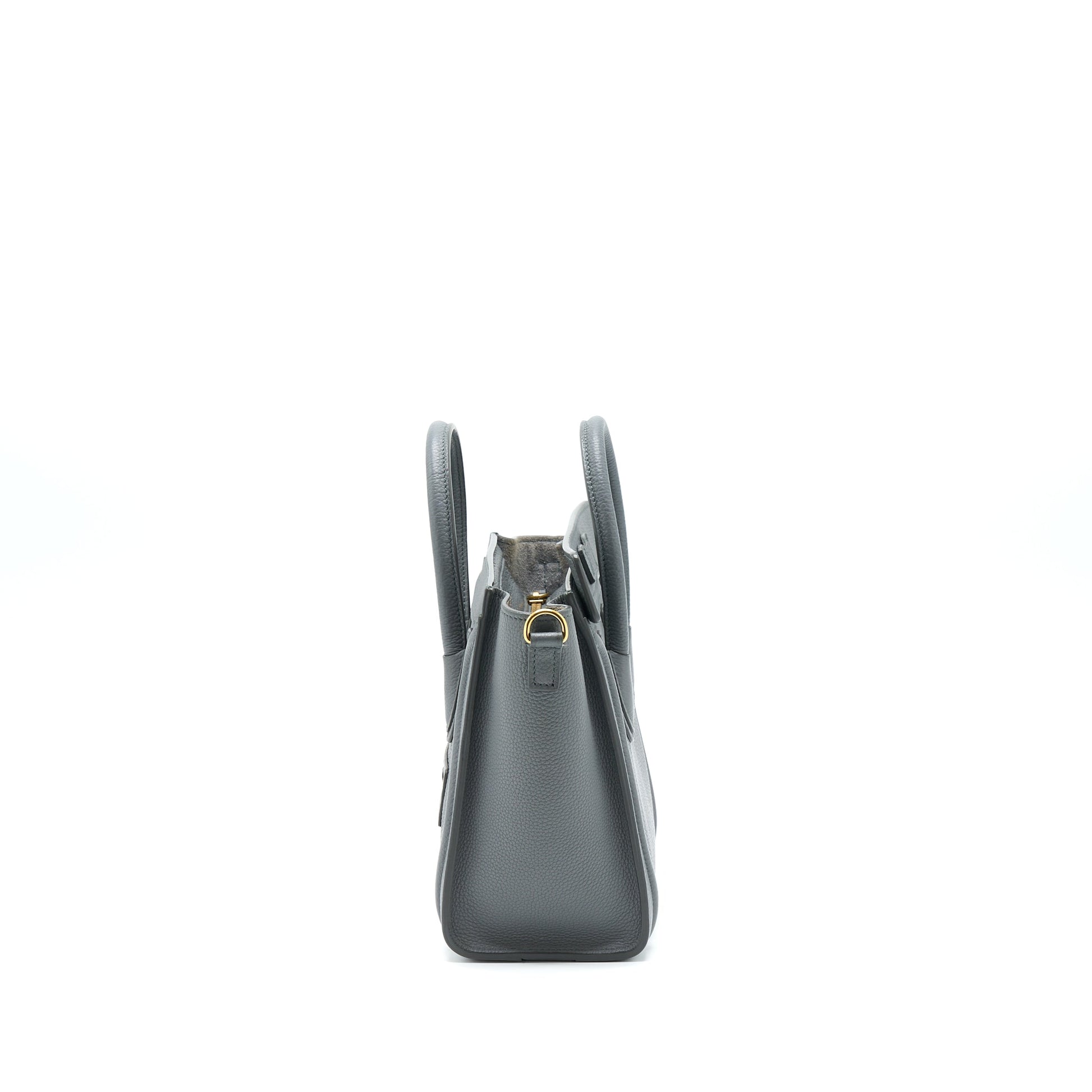 Celine Nano Luggage Purse Grey Handbag Travel Bag