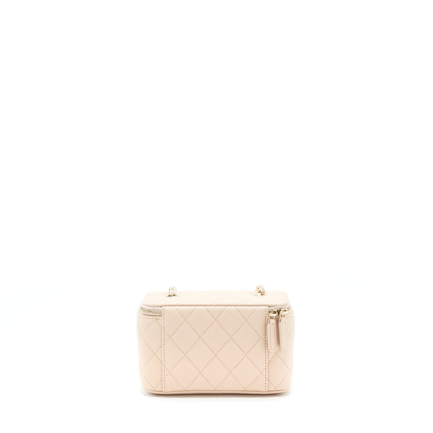 Chanel Long Vanity Caviar LGHW Beige Handbag