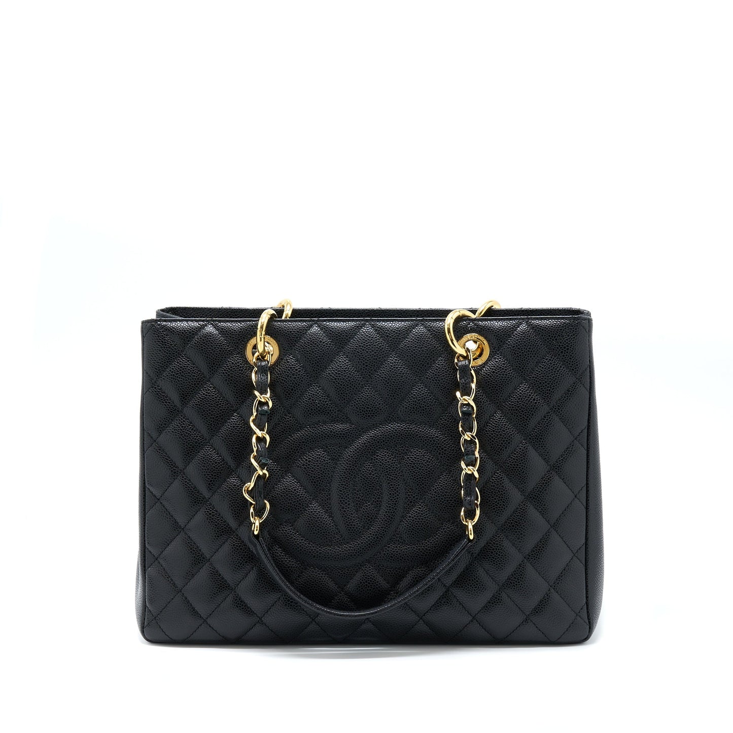 Chanel Grand Shopping Caviar GHW Black Tote Bag Ghw 3