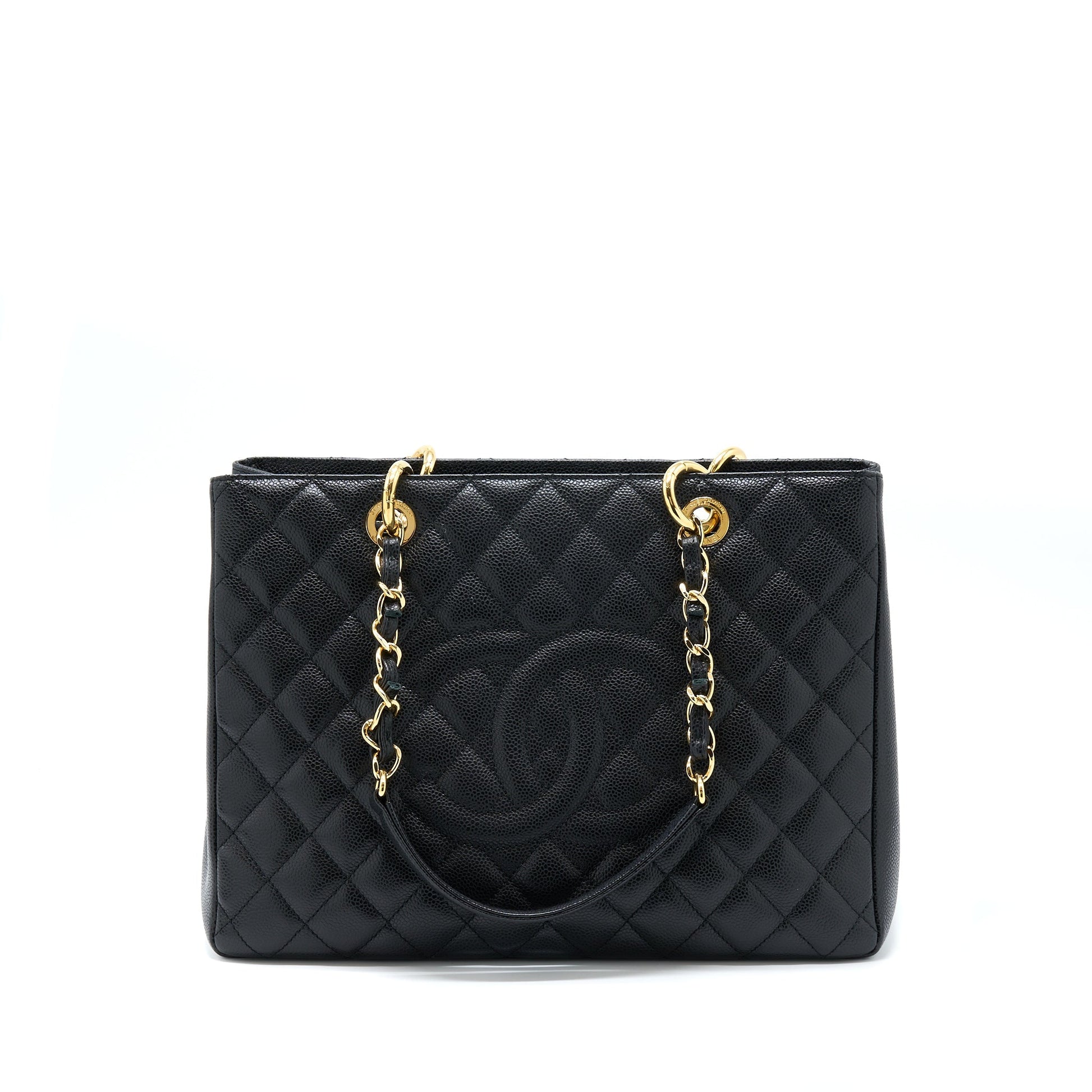 Chanel Grand Shopping Caviar GHW Black Tote Bag Ghw 3