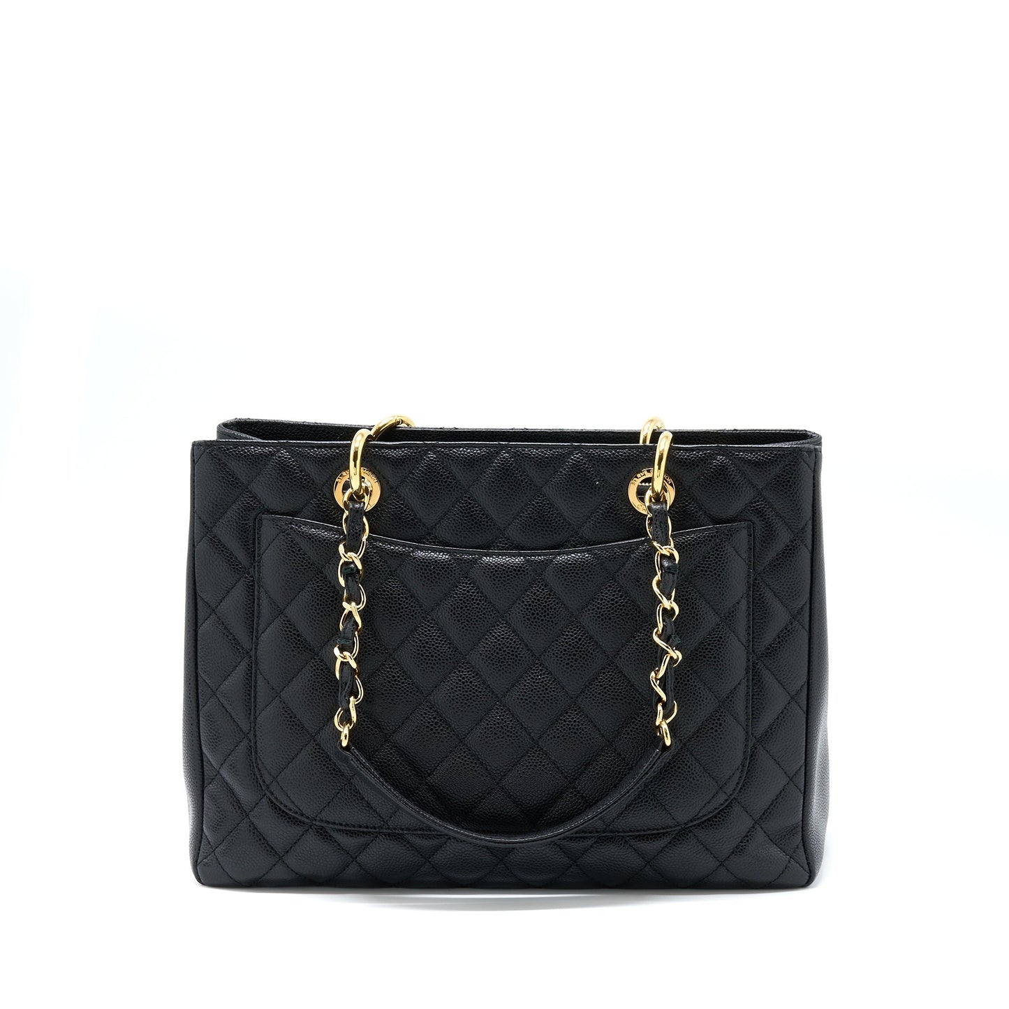 Chanel Grand Shopping Caviar GHW Black Tote Bag Ghw 3