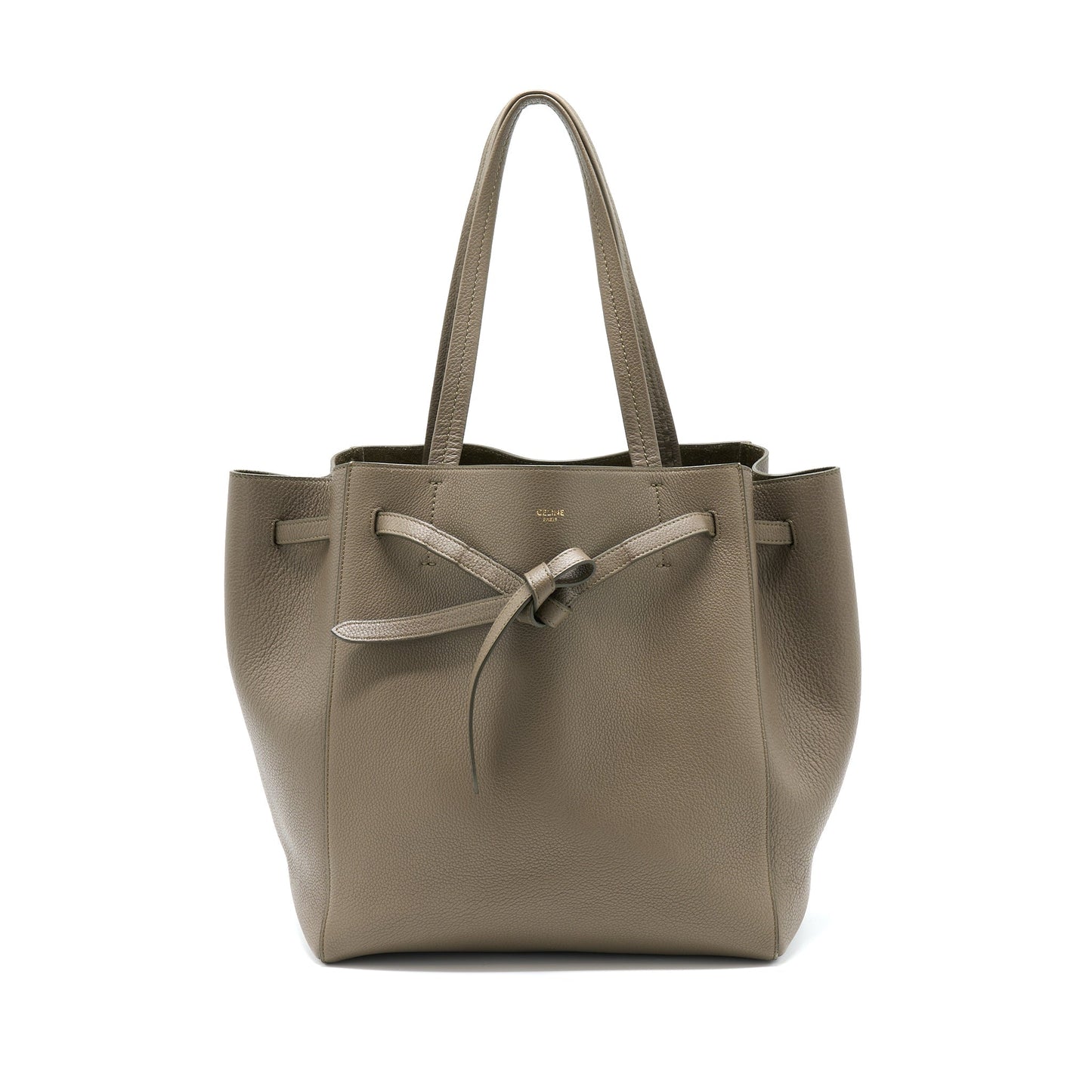 Celine Cabas Phantom Soft Grained Calfskin Grey Handbag Small Travel Bag