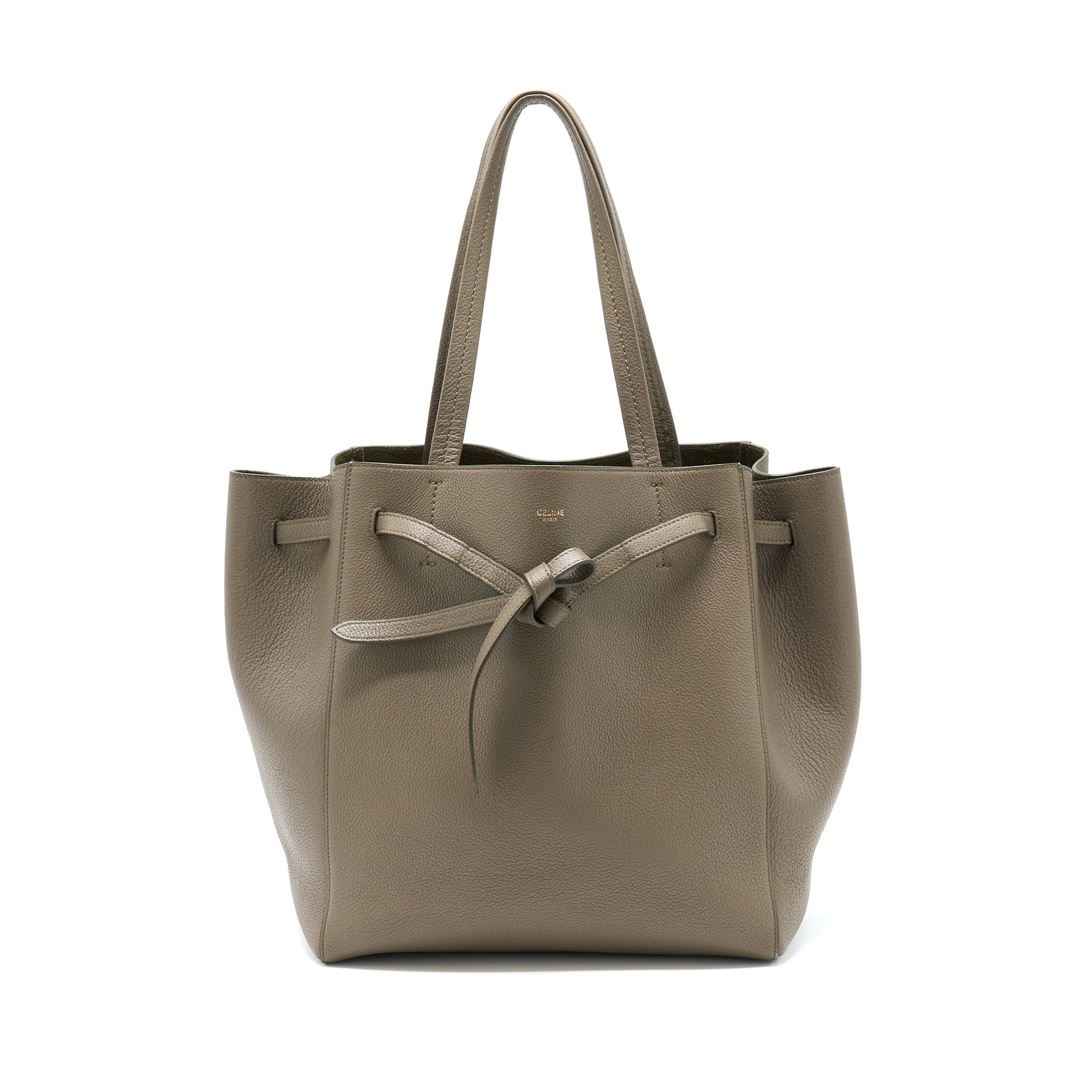Celine Cabas Phantom Soft Grained Calfskin Grey Handbag Small Travel Bag