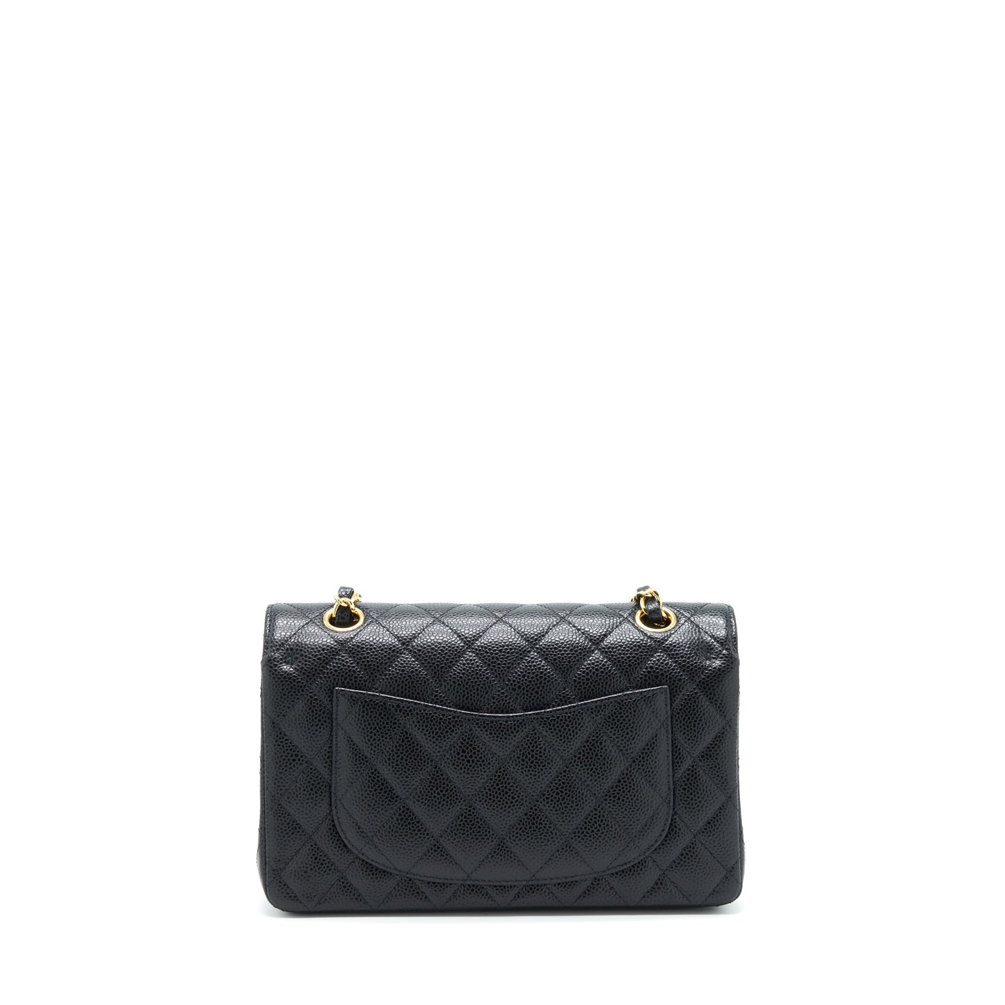 Chanel Classic Double Flap Caviar GHW Black Small Handbag Ghw 1