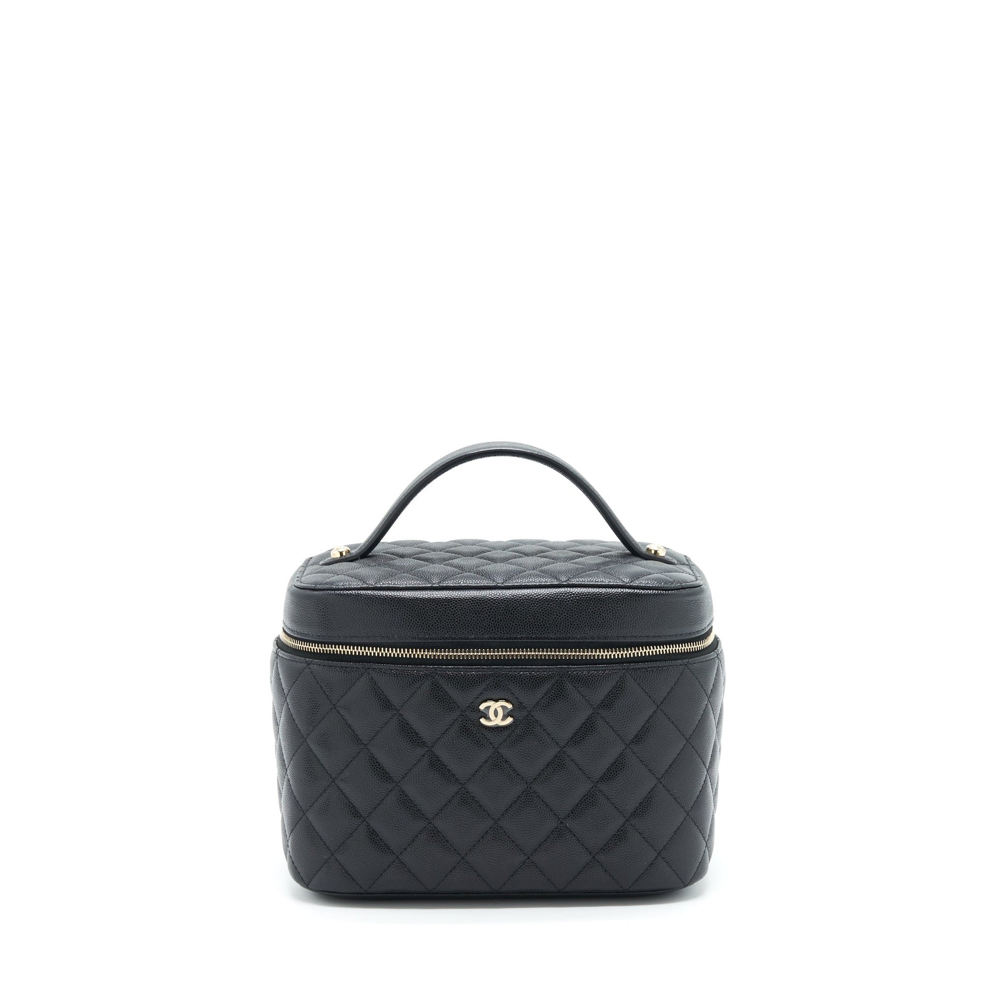 Chanel Top Handle Vanity Caviar LGHW Black Handbag Lghw 1