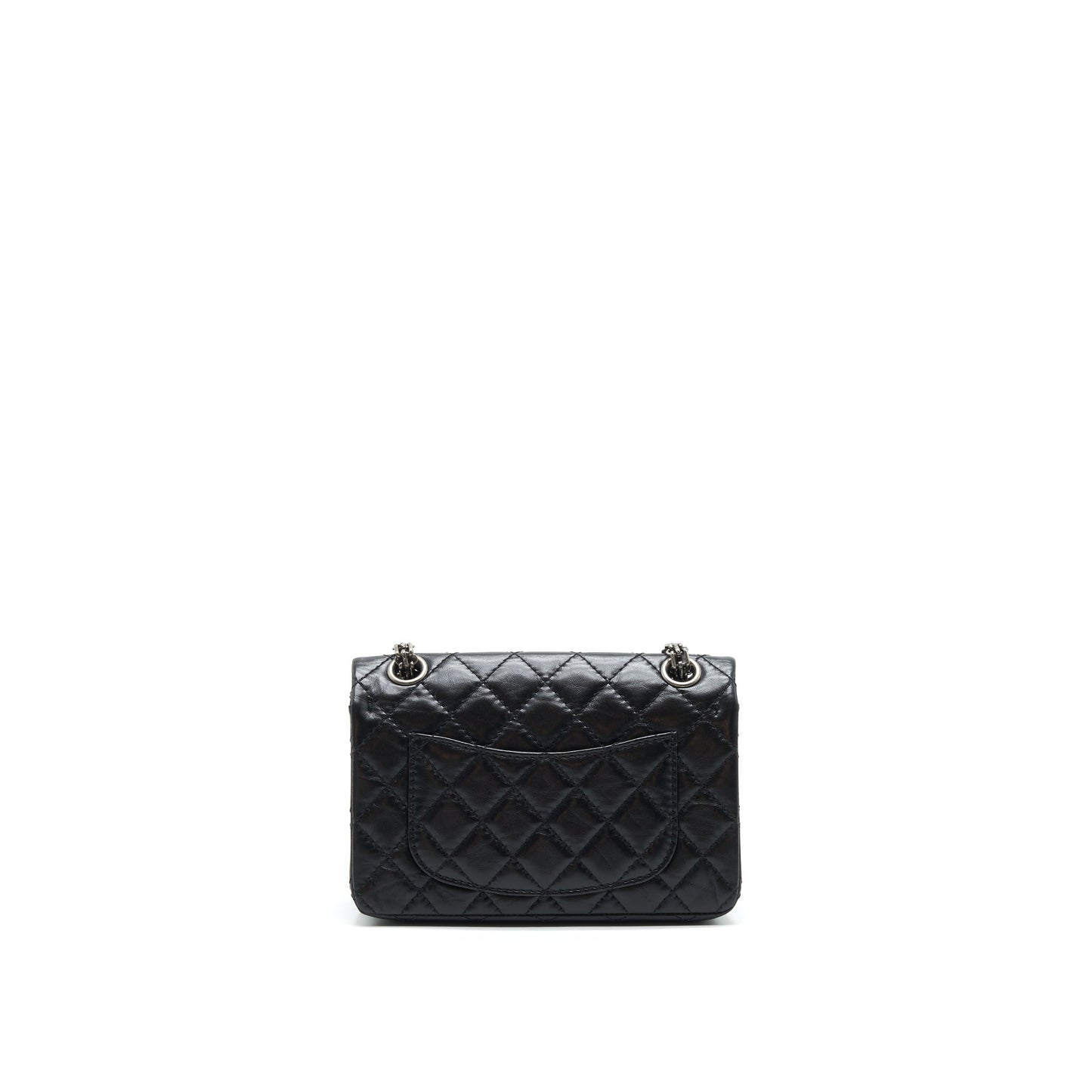 Chanel 2.55 reissue Flap ruthenium Hardware Black Shoulder Bag