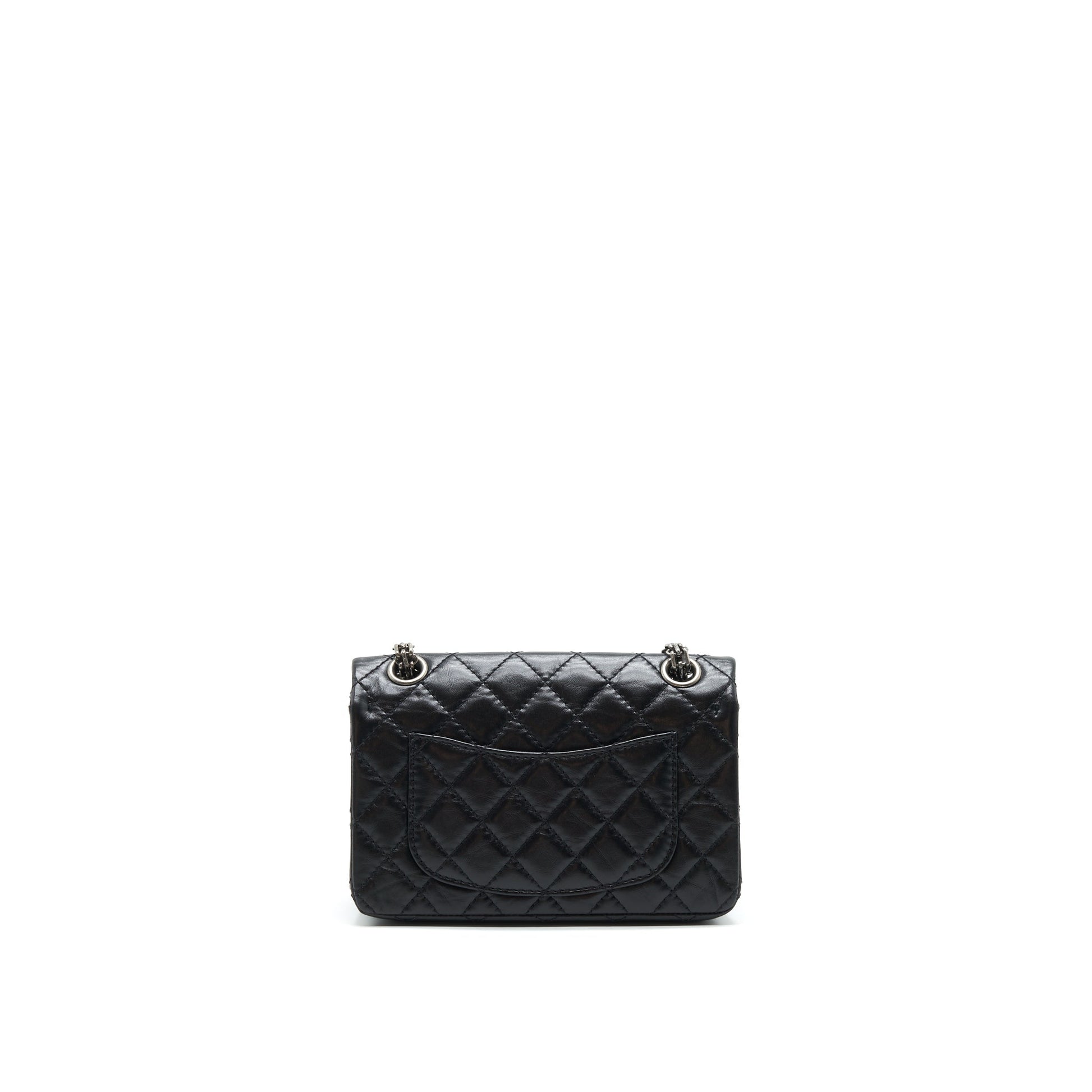 Chanel 2.55 reissue Flap ruthenium Hardware Black Shoulder Bag
