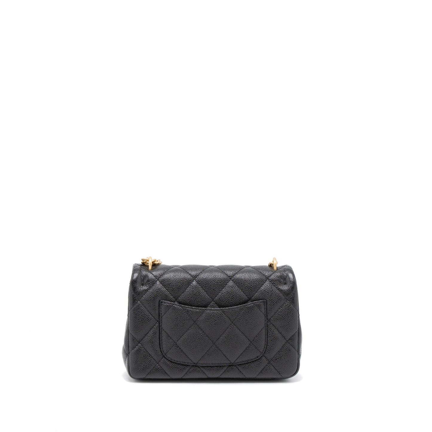 Chanel 23P Coco Love Flap Caviar GHW Black Shoulder Bag Microchip 1