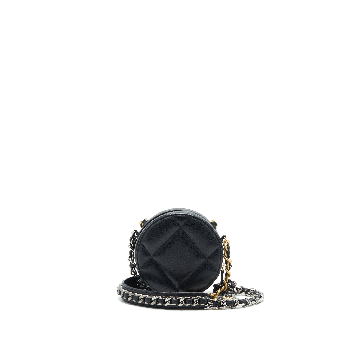 Chanel 19 Black Clutch Bag In Black