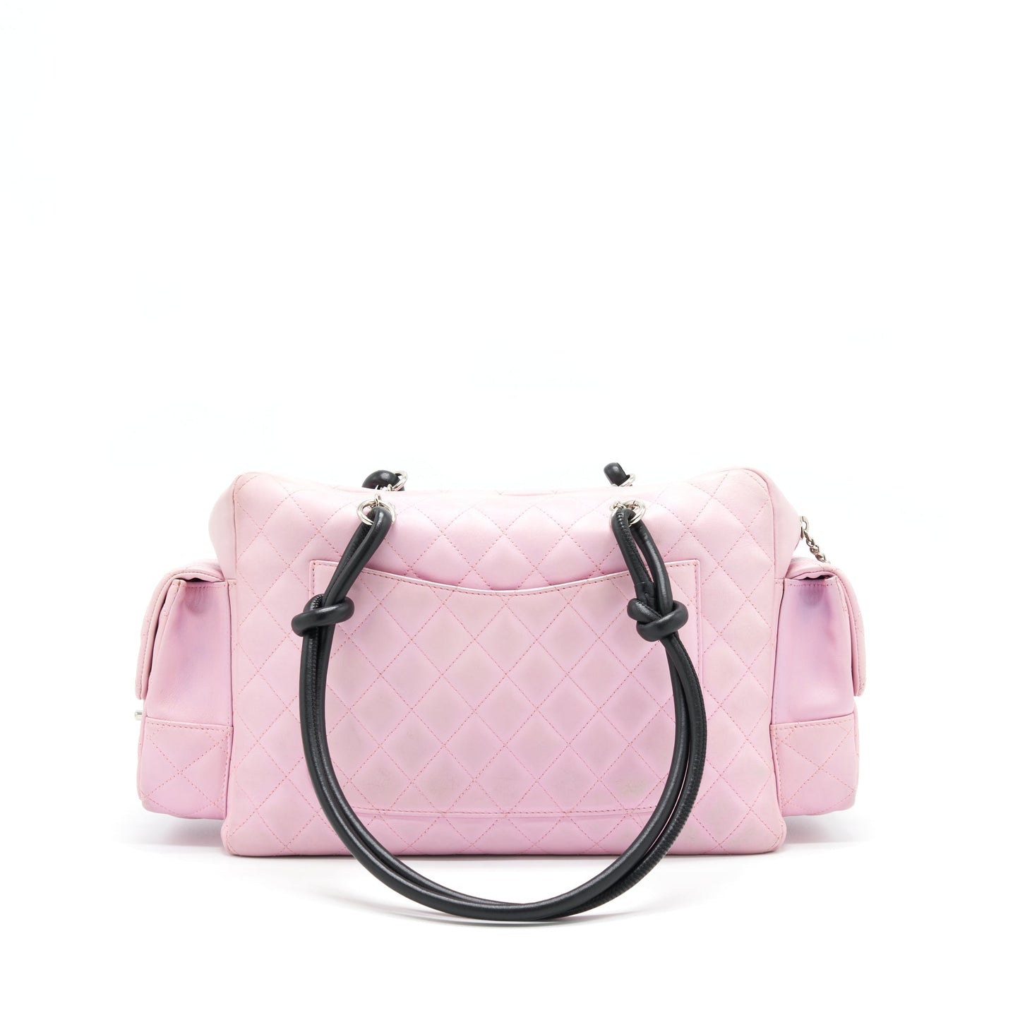 Chanel Cambon aligned Reporter Pink Handbag