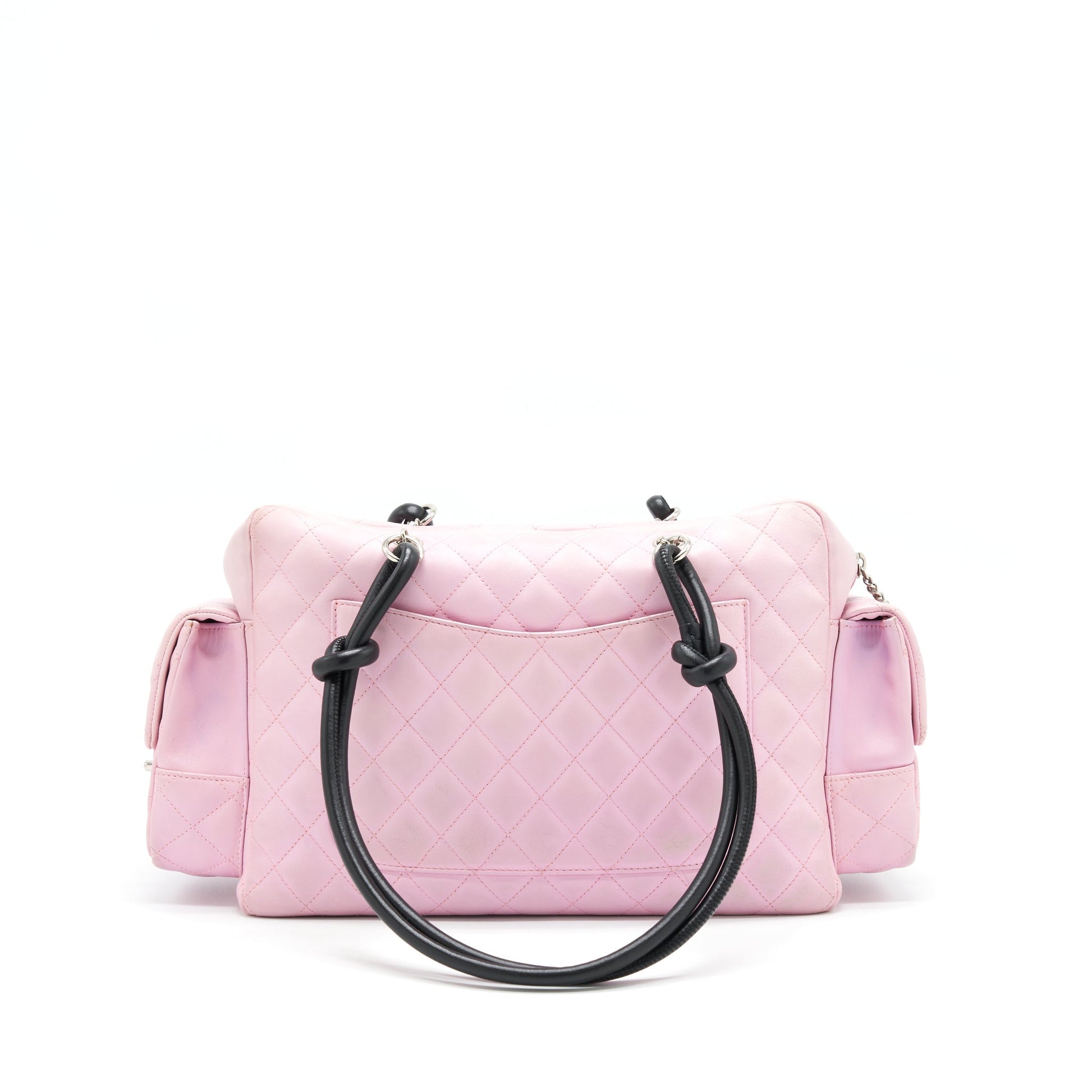 Chanel Cambon aligned Reporter Pink Handbag