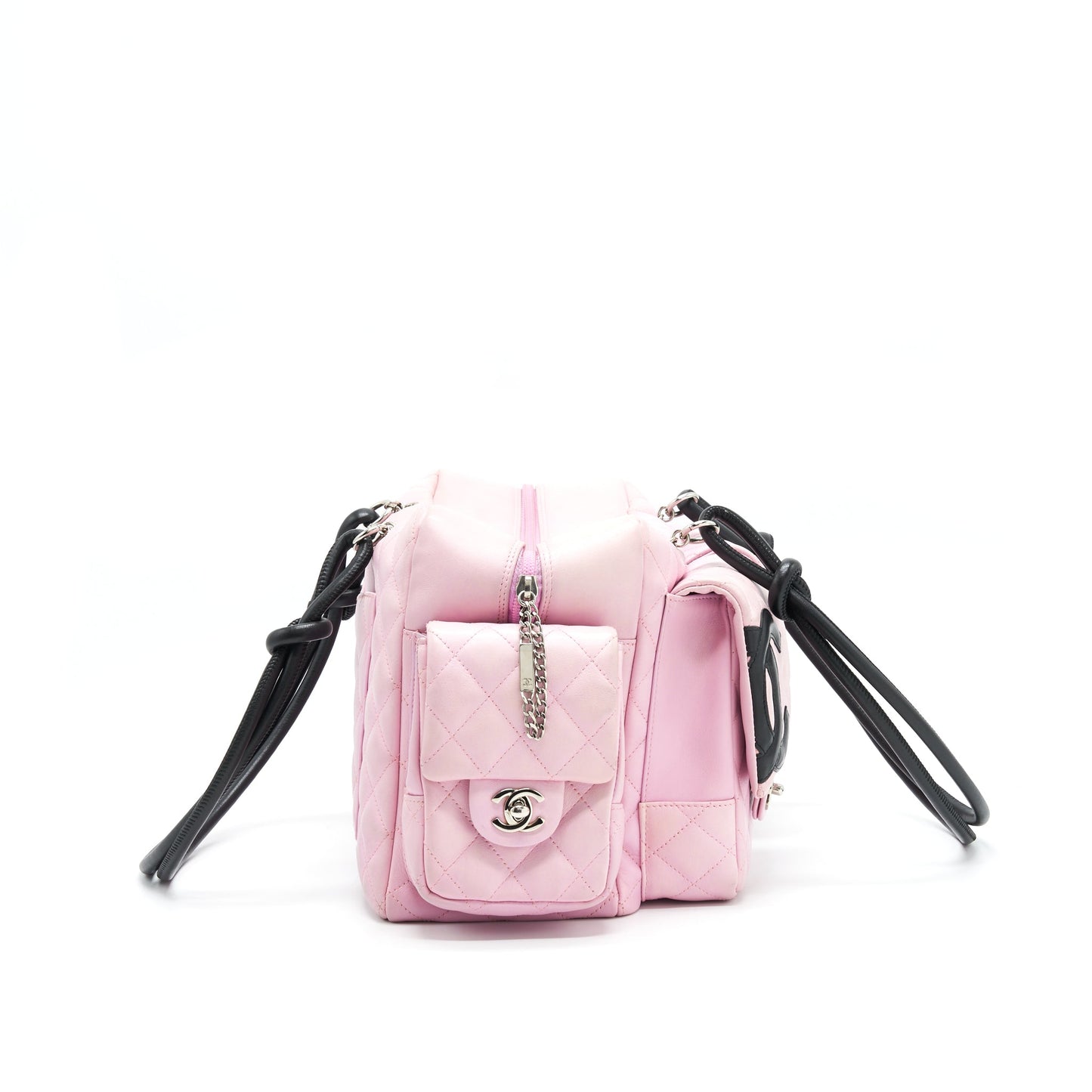 Chanel Cambon aligned Reporter Pink Handbag