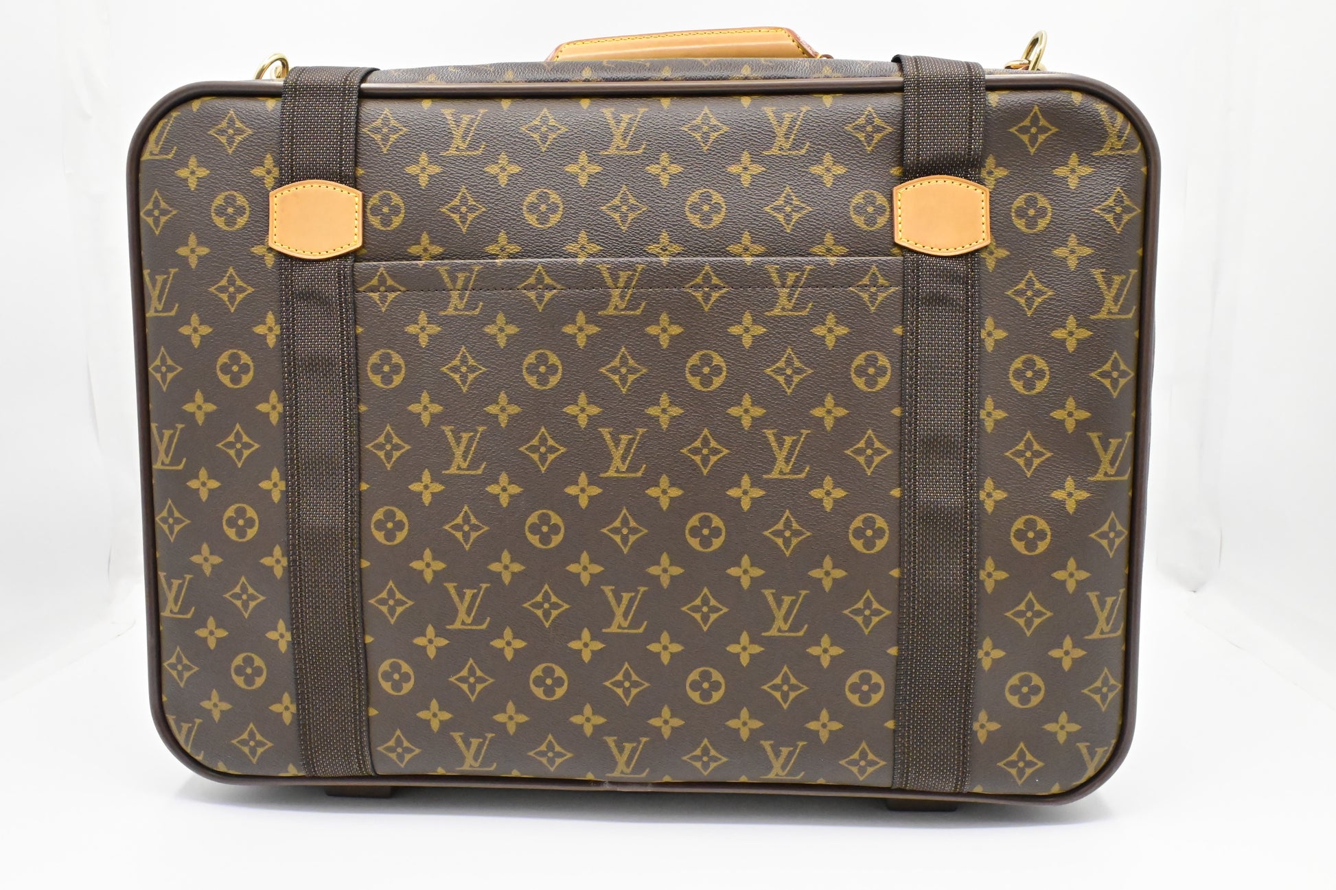 Louis Vuitton Satellite 53 Suitcase Monogram Canvas Handbag