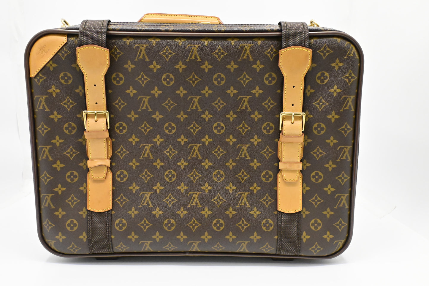 Louis Vuitton Satellite 53 Suitcase Monogram Canvas Handbag