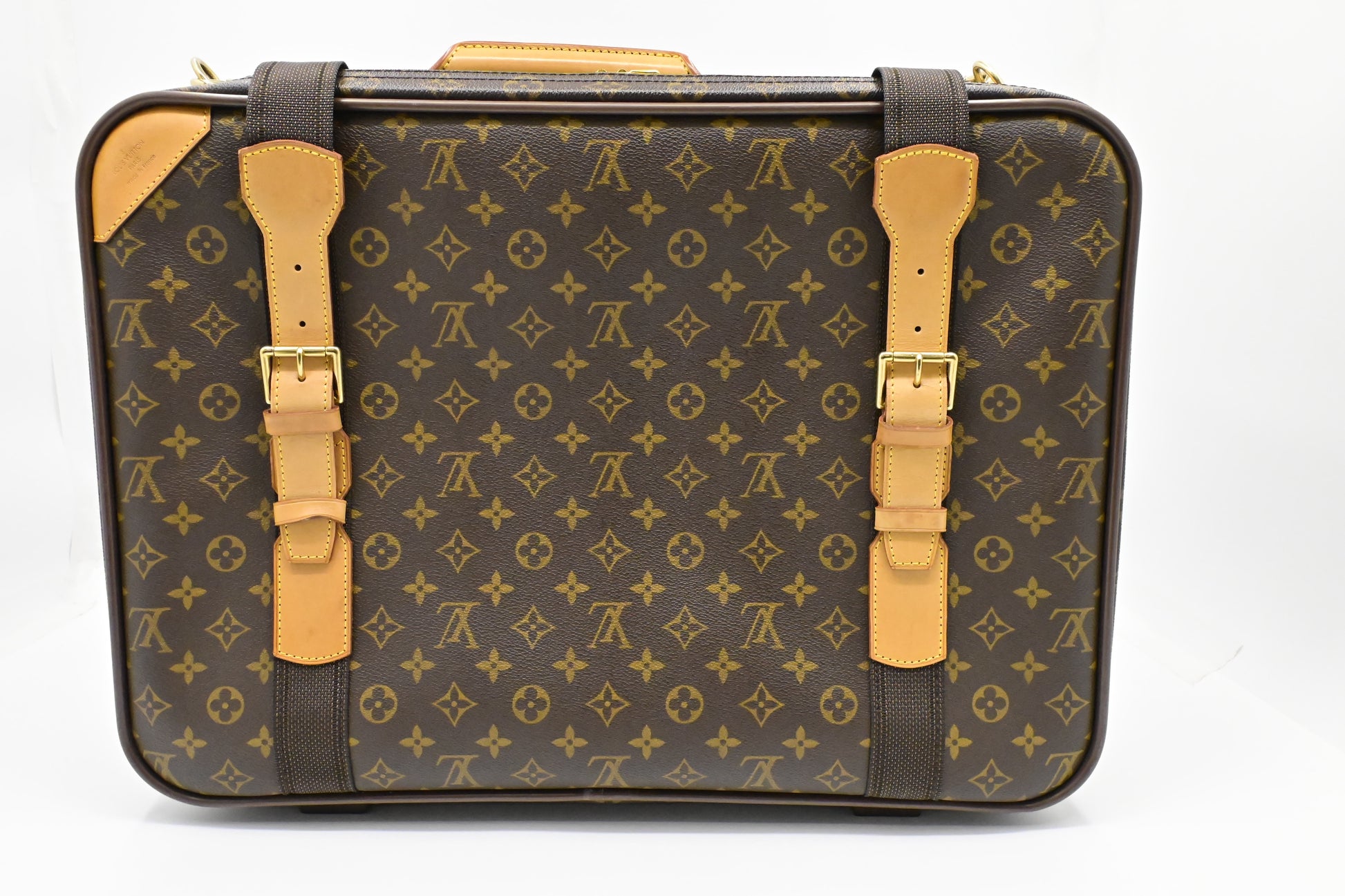 Louis Vuitton Satellite 53 Suitcase Monogram Canvas Handbag