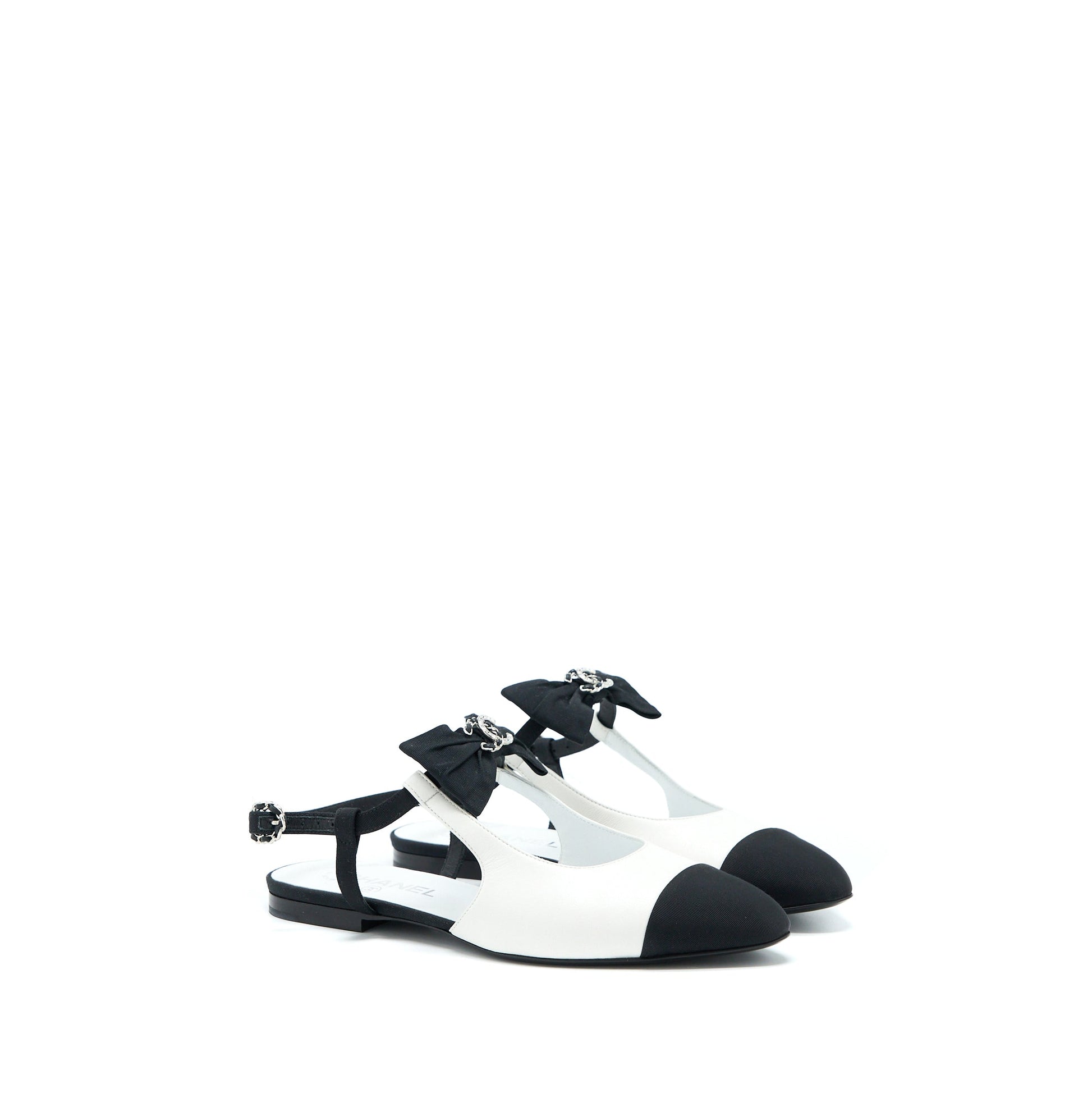 Chanel ack Black White Shoes