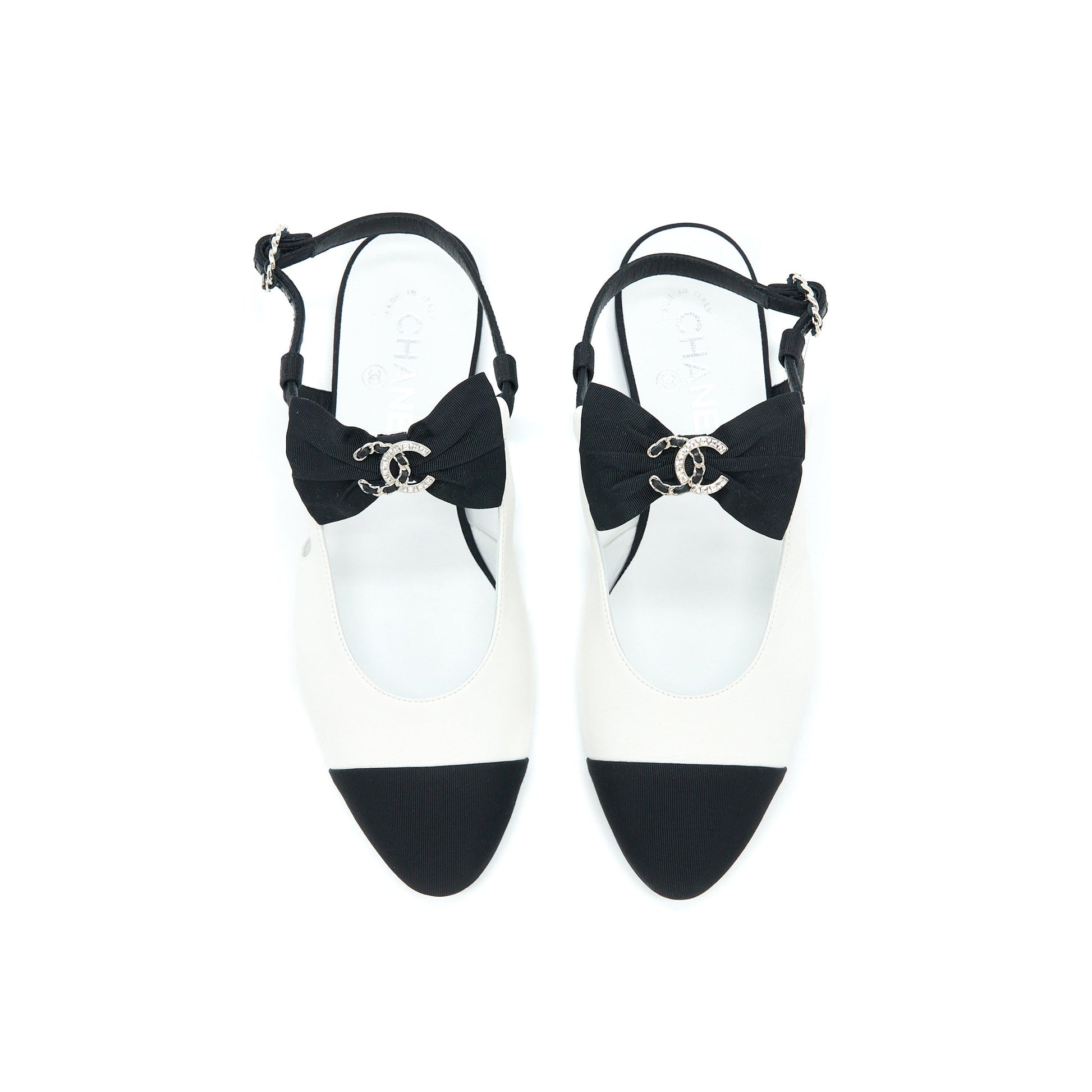 Chanel ack Black White Shoes