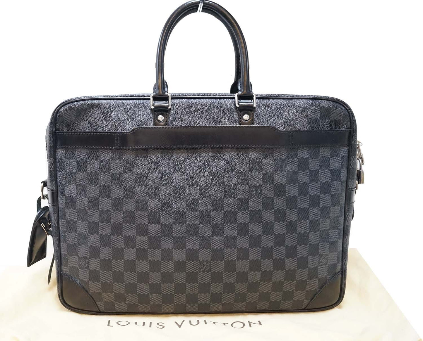 Louis Damier Graphite Porte Documents Voyage Gm Travel Bag