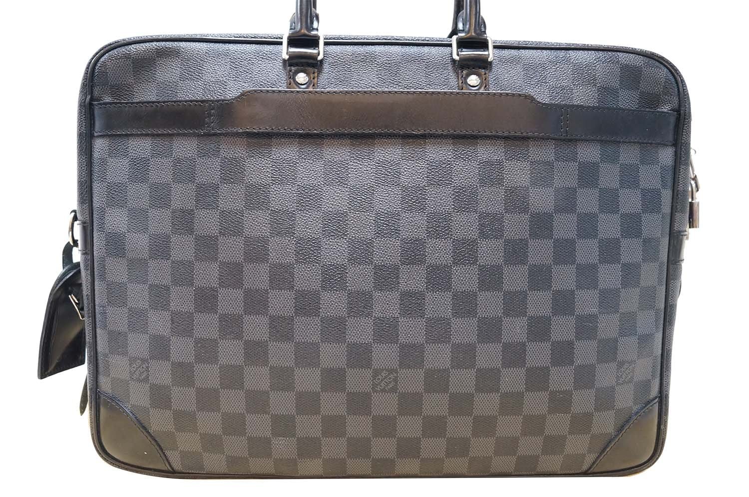 Louis Damier Graphite Porte Documents Voyage Gm Travel Bag