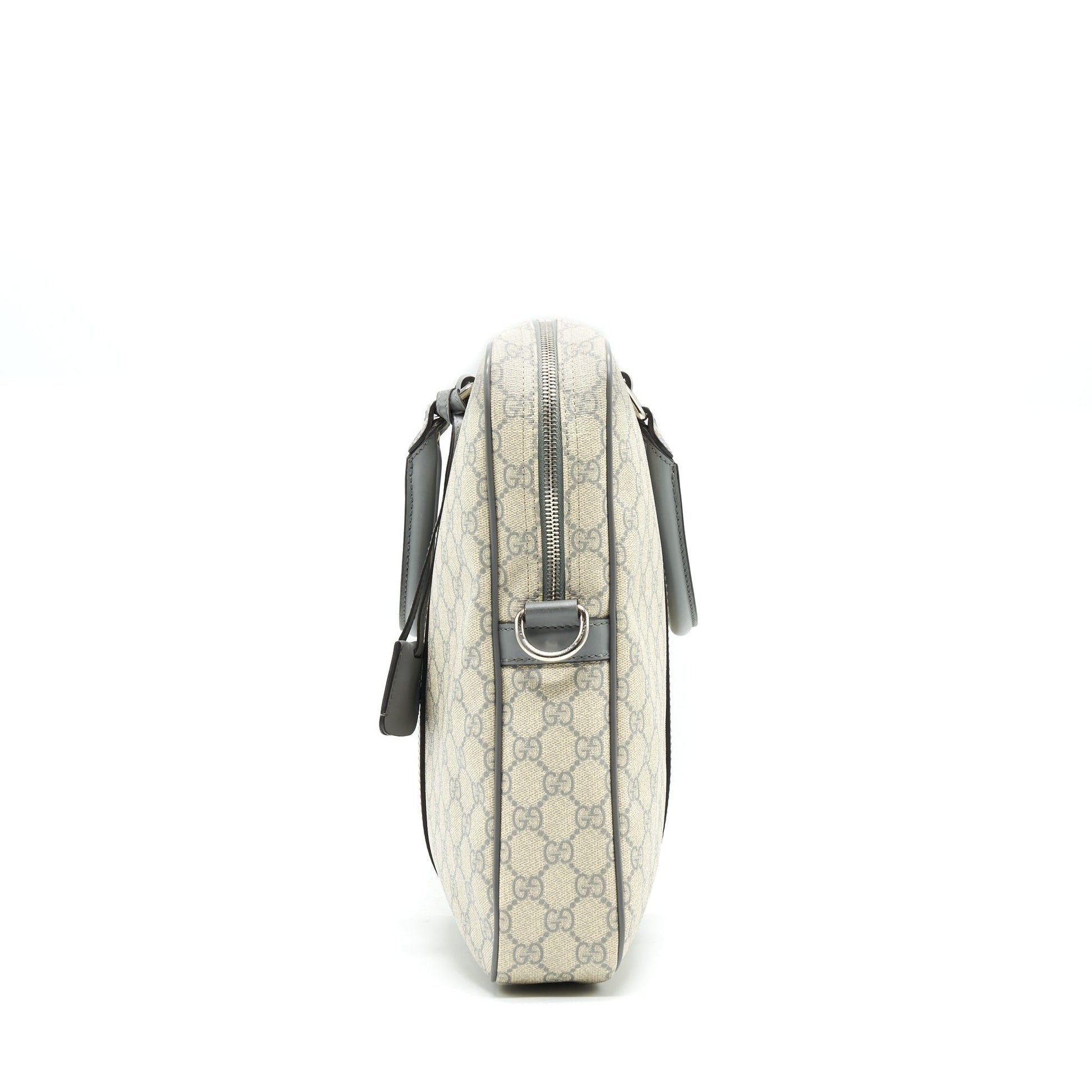 Gucci Men Briefcase Handbag Canvas Monogram Travel Bag