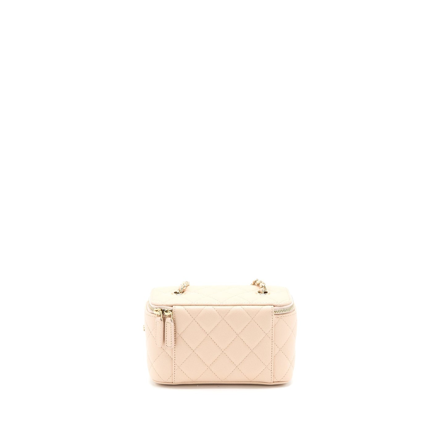 Chanel Long Vanity Caviar Light LGHW Beige Handbag
