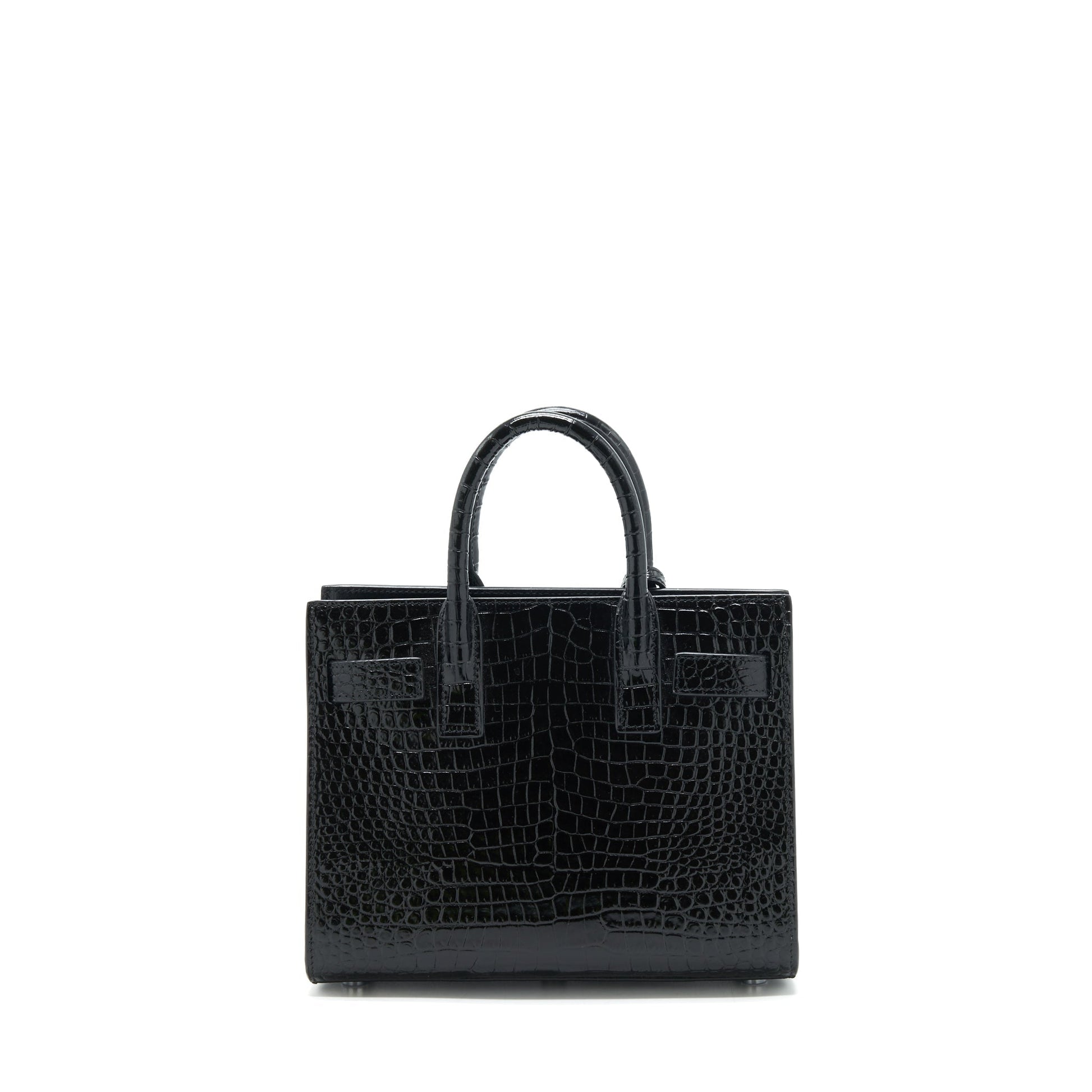 YSL Saint Laurent Saint Laurent Sac De Jour Nano In Black Travel Bag