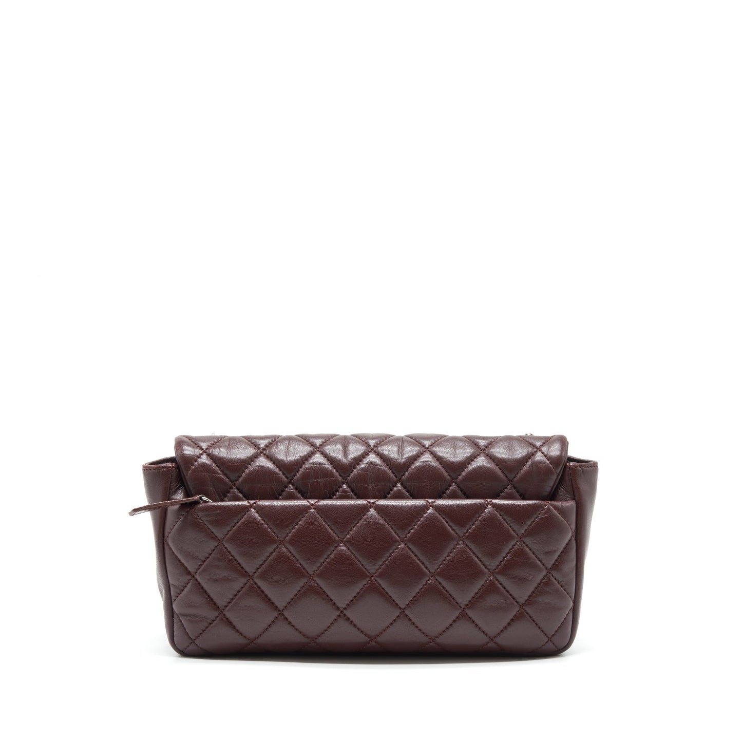 Chanel Coco Rain Flap Lambskin Burgundy SHW Shoulder Bag