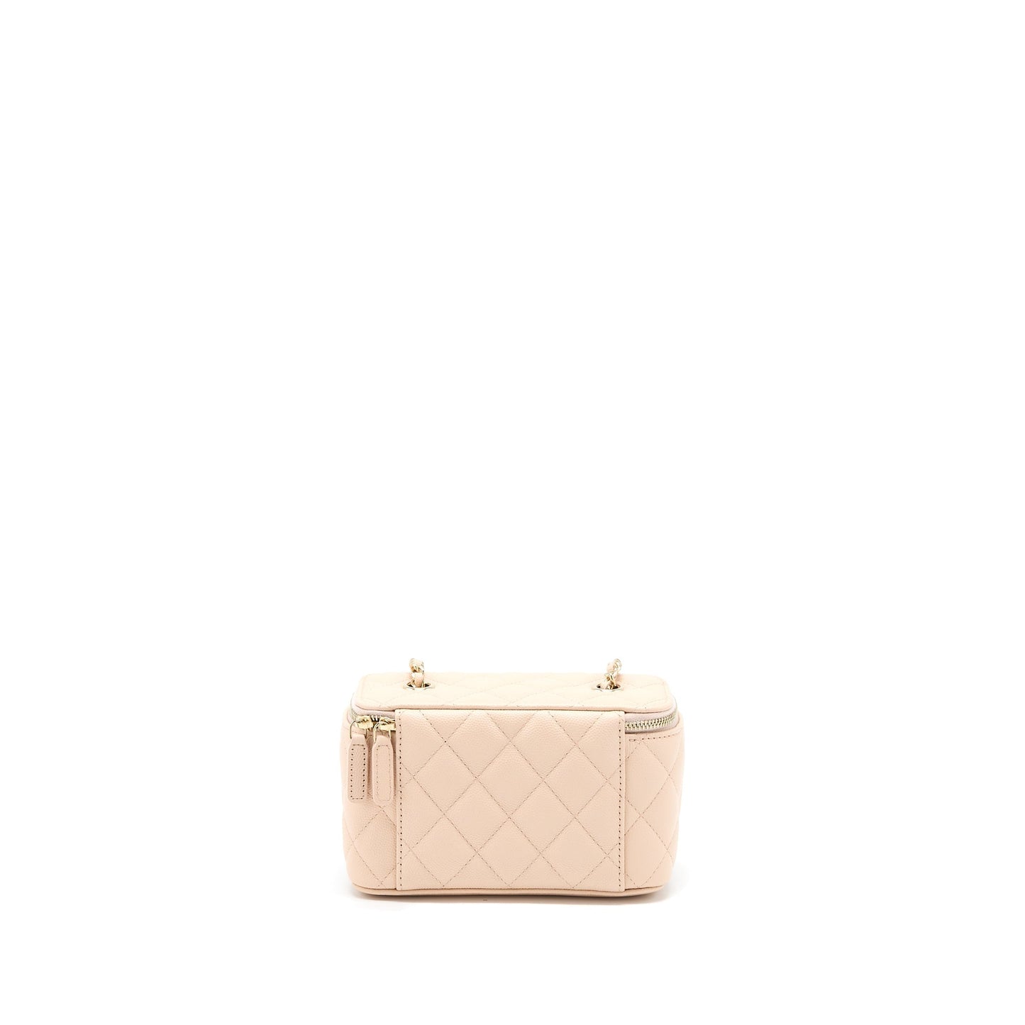 Chanel Long Vanity Caviar Light LGHW Pink Handbag